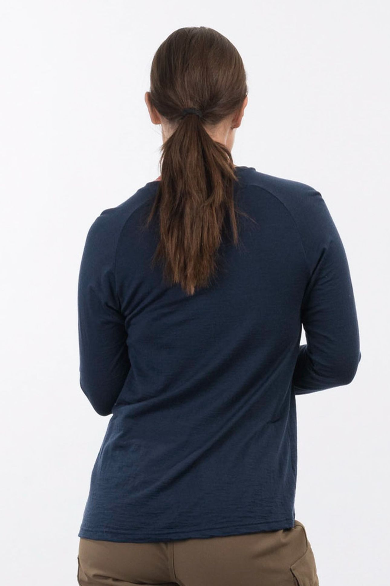 LYSEBU WOOL W HENLEY NAVY BLUE 2