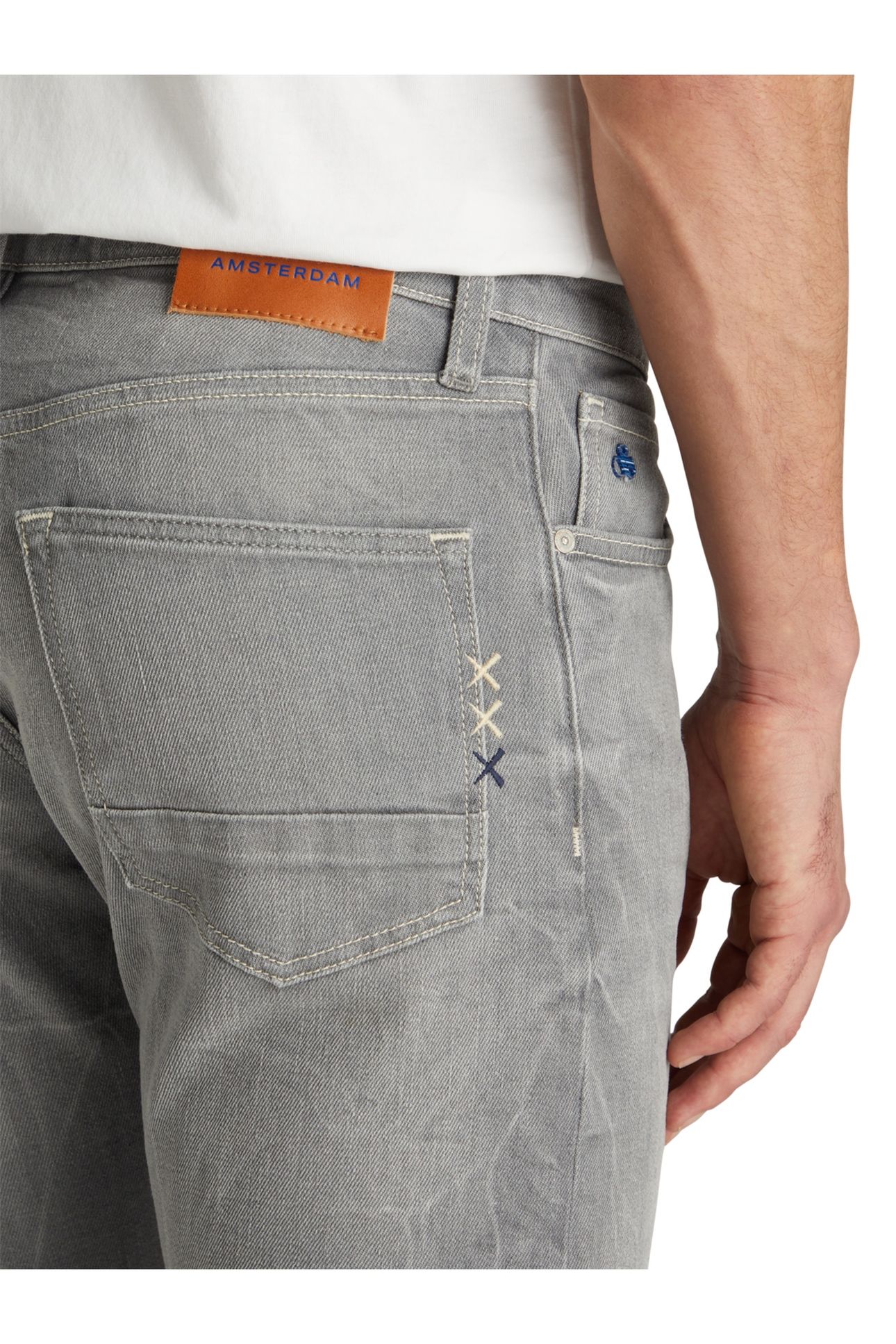 CORE RALSTON REGULAR SLIM JEANS GREY SANDS MEDIUM GREY 9