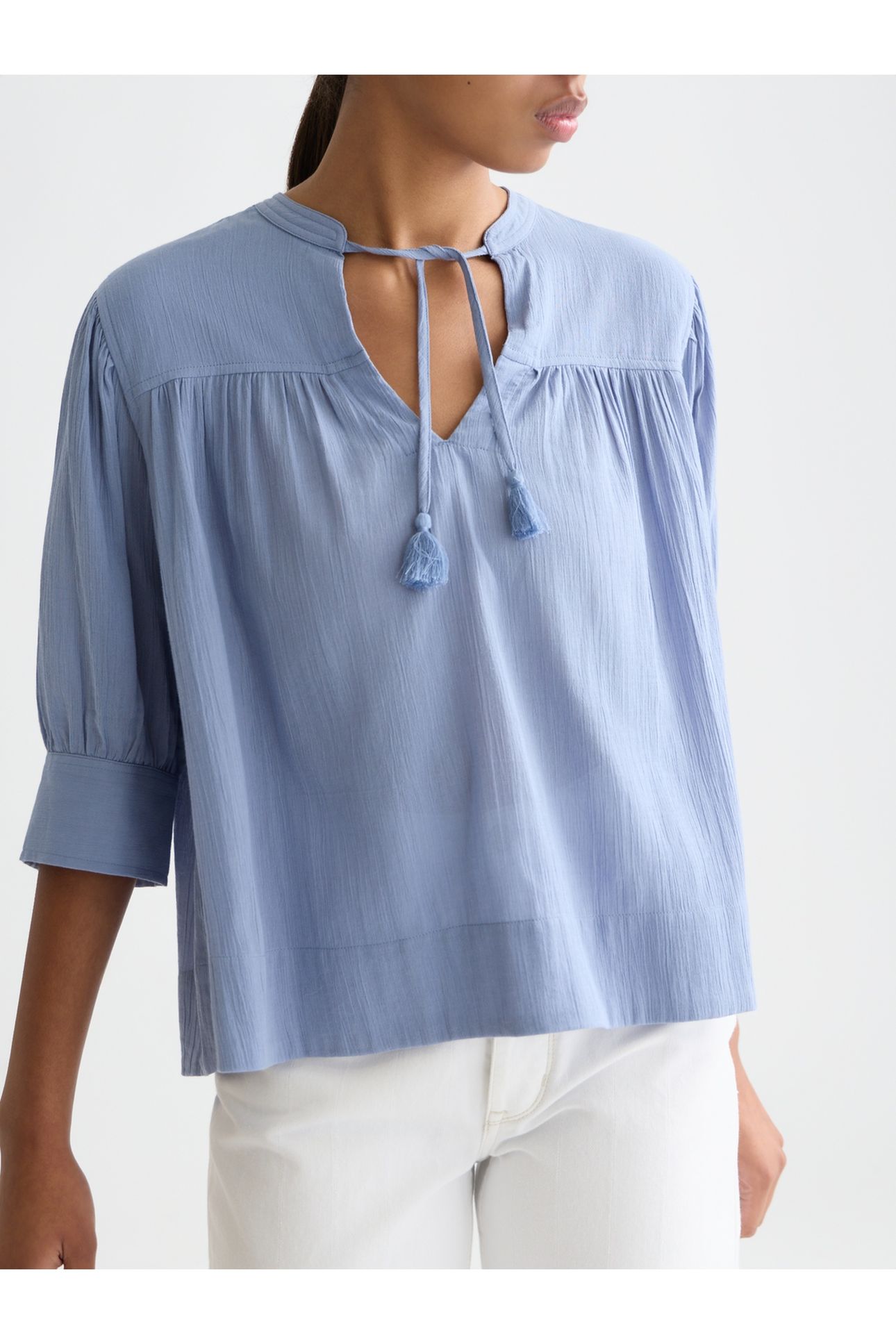 RELAXED BLOUSE WITH GATHERS INFINITY 6