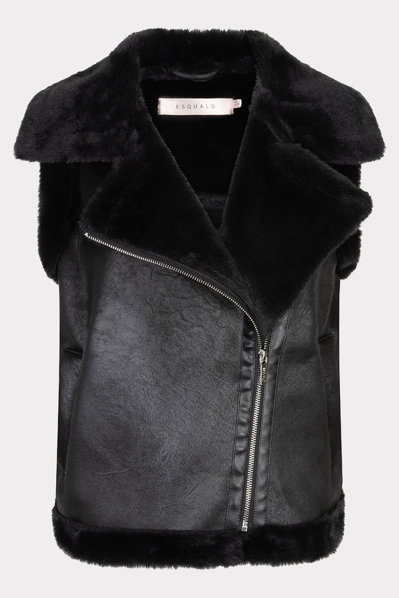 GILLET FUR BLACK 4