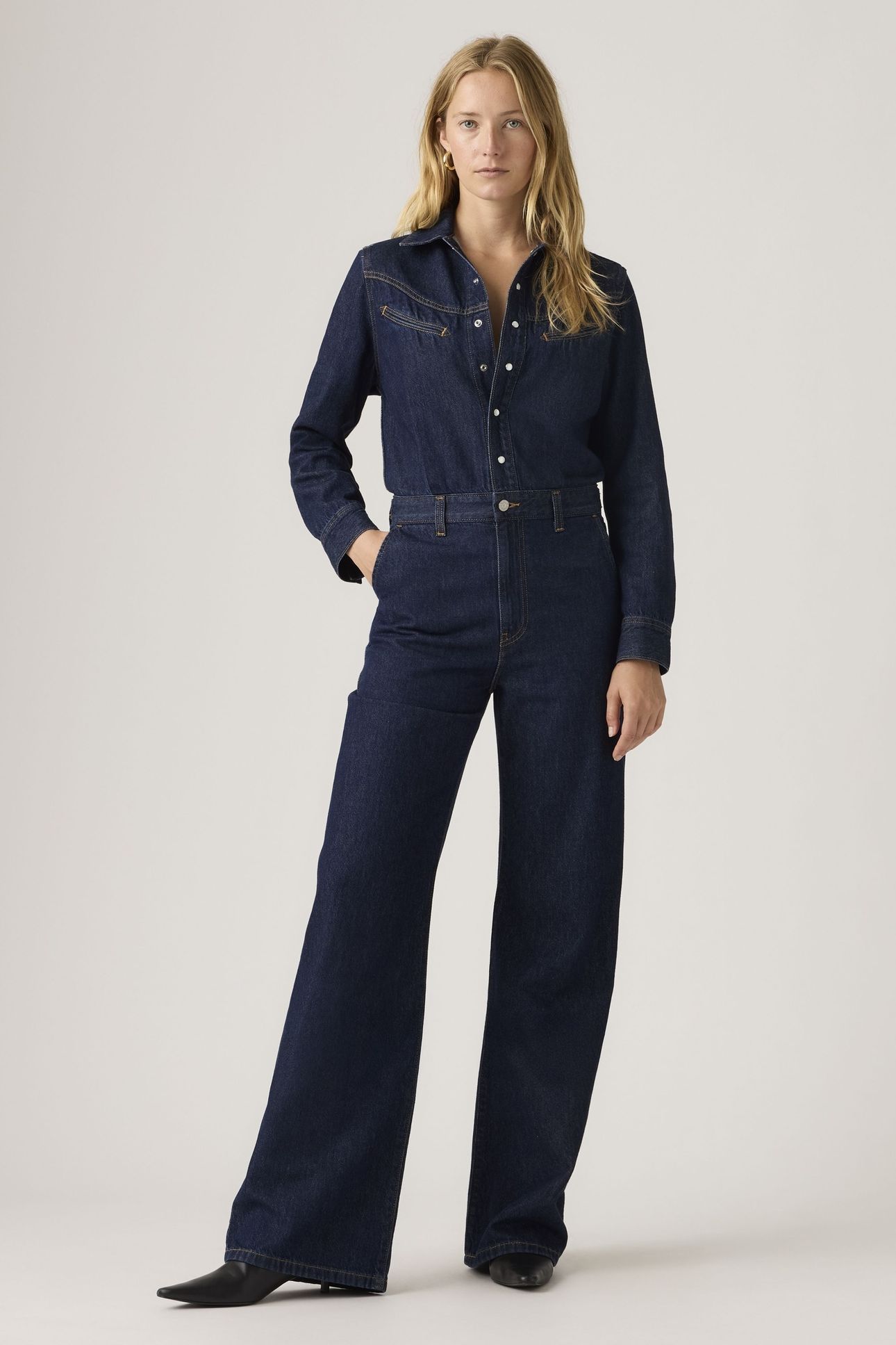 RINOA WIDE LEG LIGHTWEIGHT JUMPSUIT 1