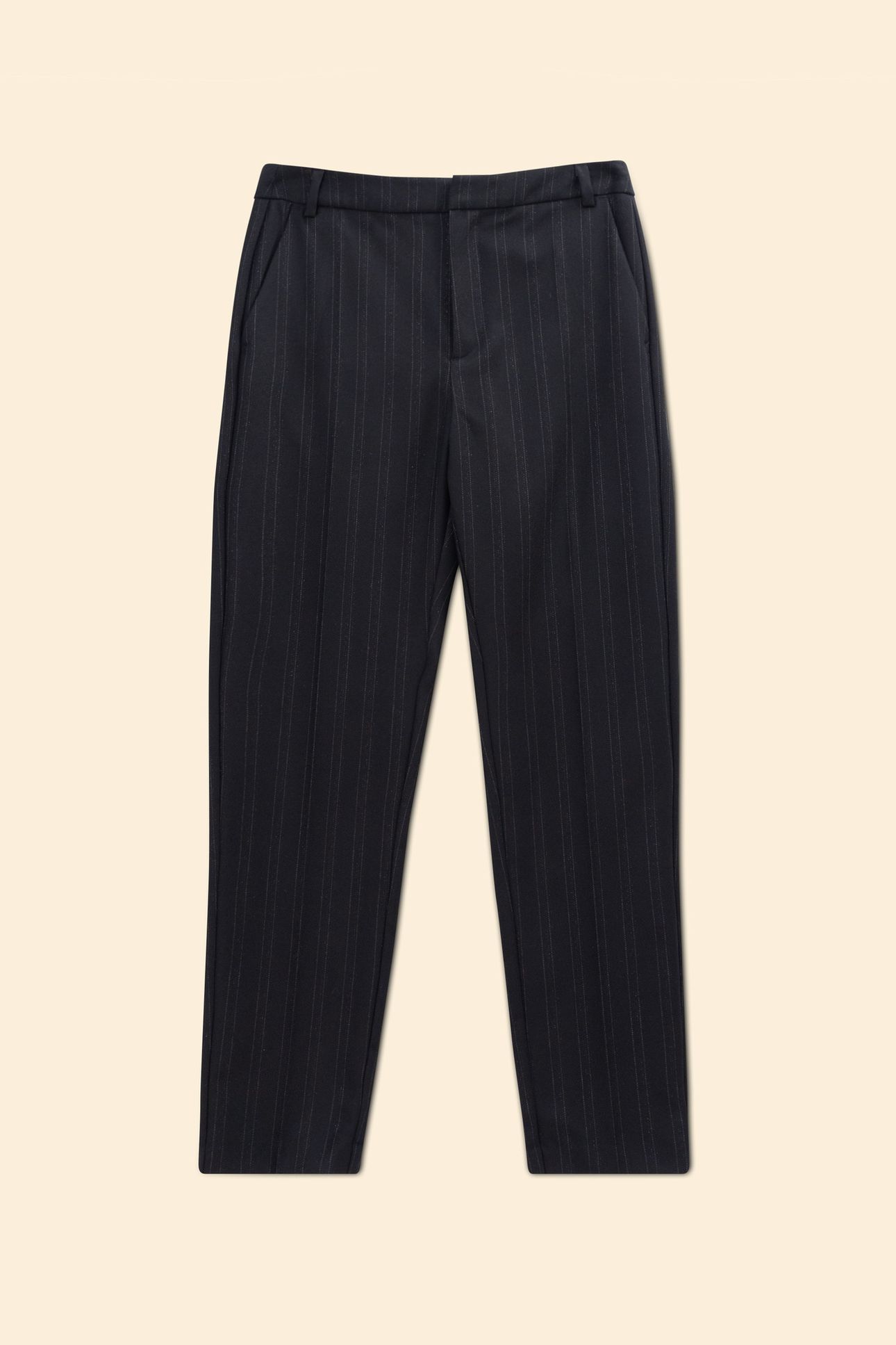 BLACK STRIPED SUIT TROUSERS LAURENCE 4
