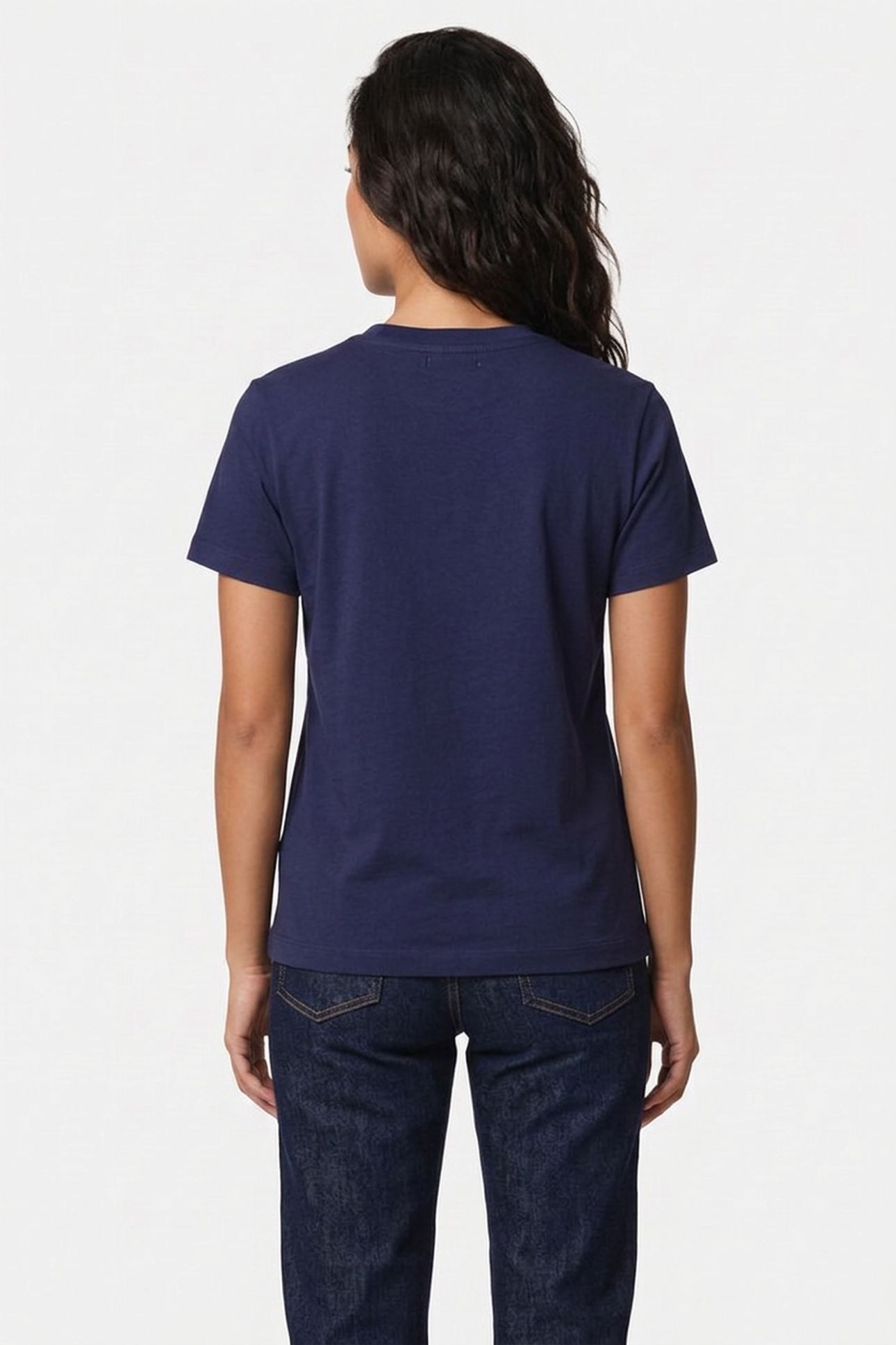 UNISEX T-SHIRT SHORT SLEEVE APPLE INDIGO 5