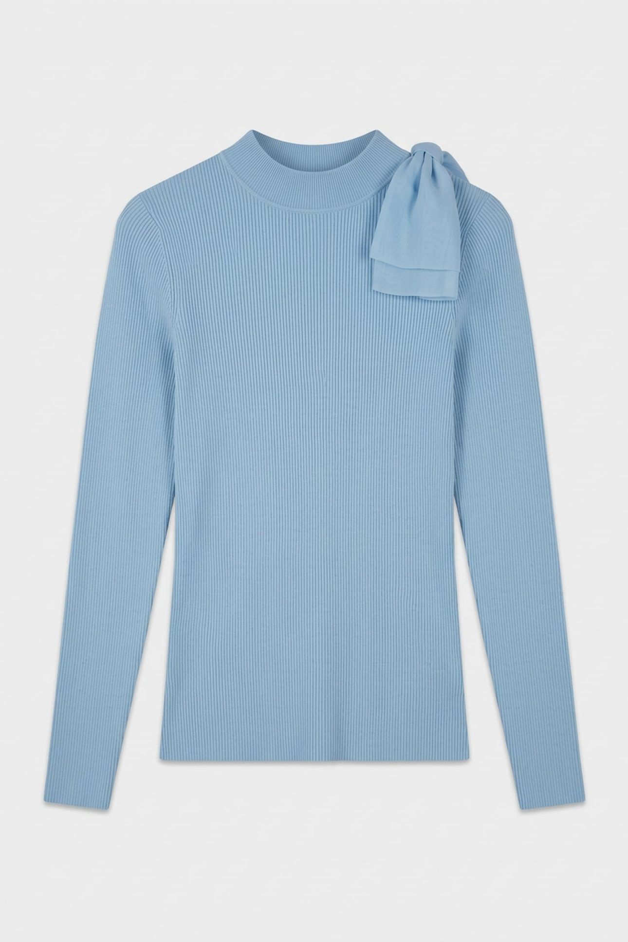 AMBHER EXTRAVAGANT BOW JUMPER BLUE 3
