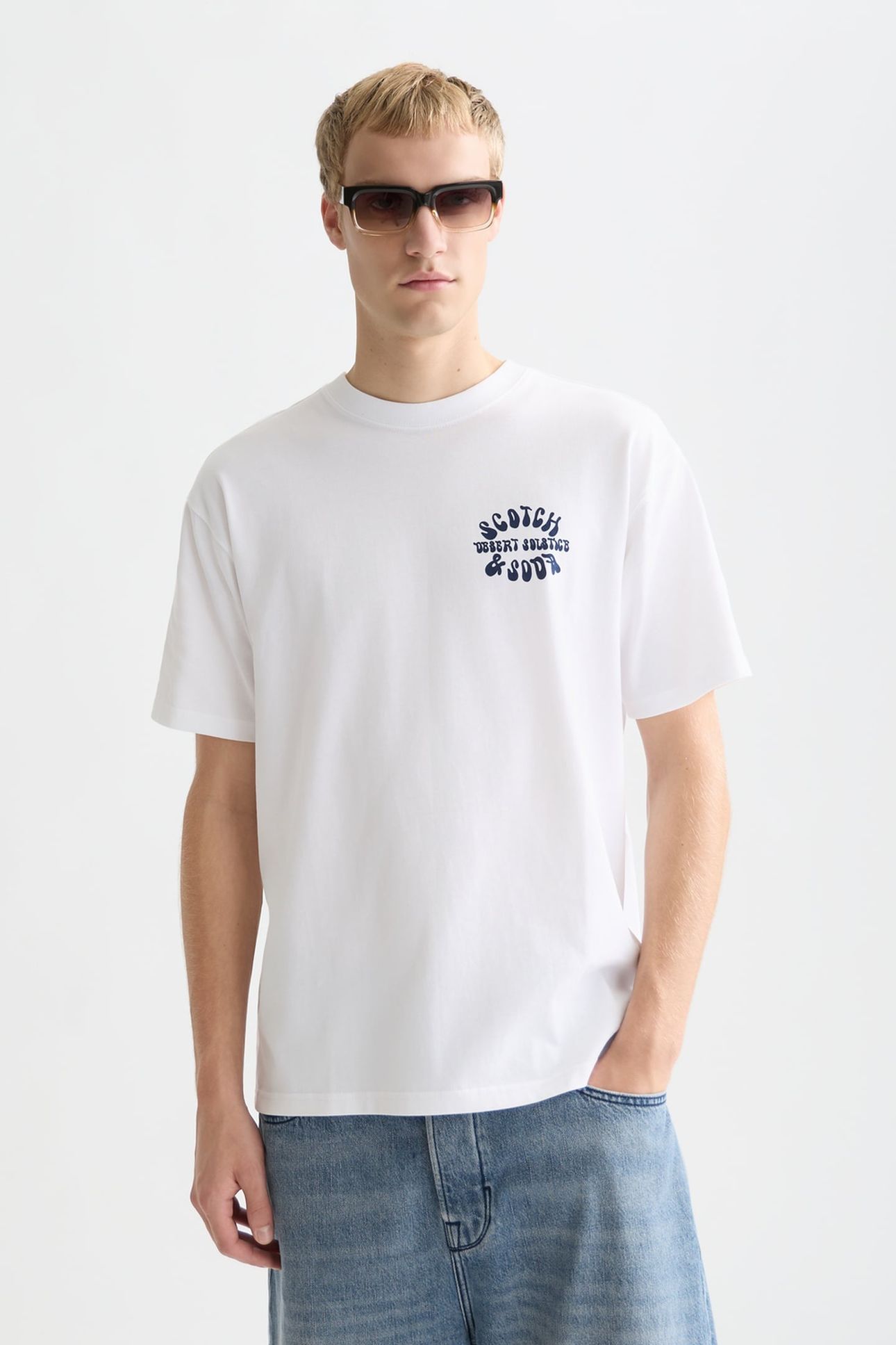 FRONT AND BACK ARTWORK RELAXEDFIT TSHIRT WHITE/PASTEL 1