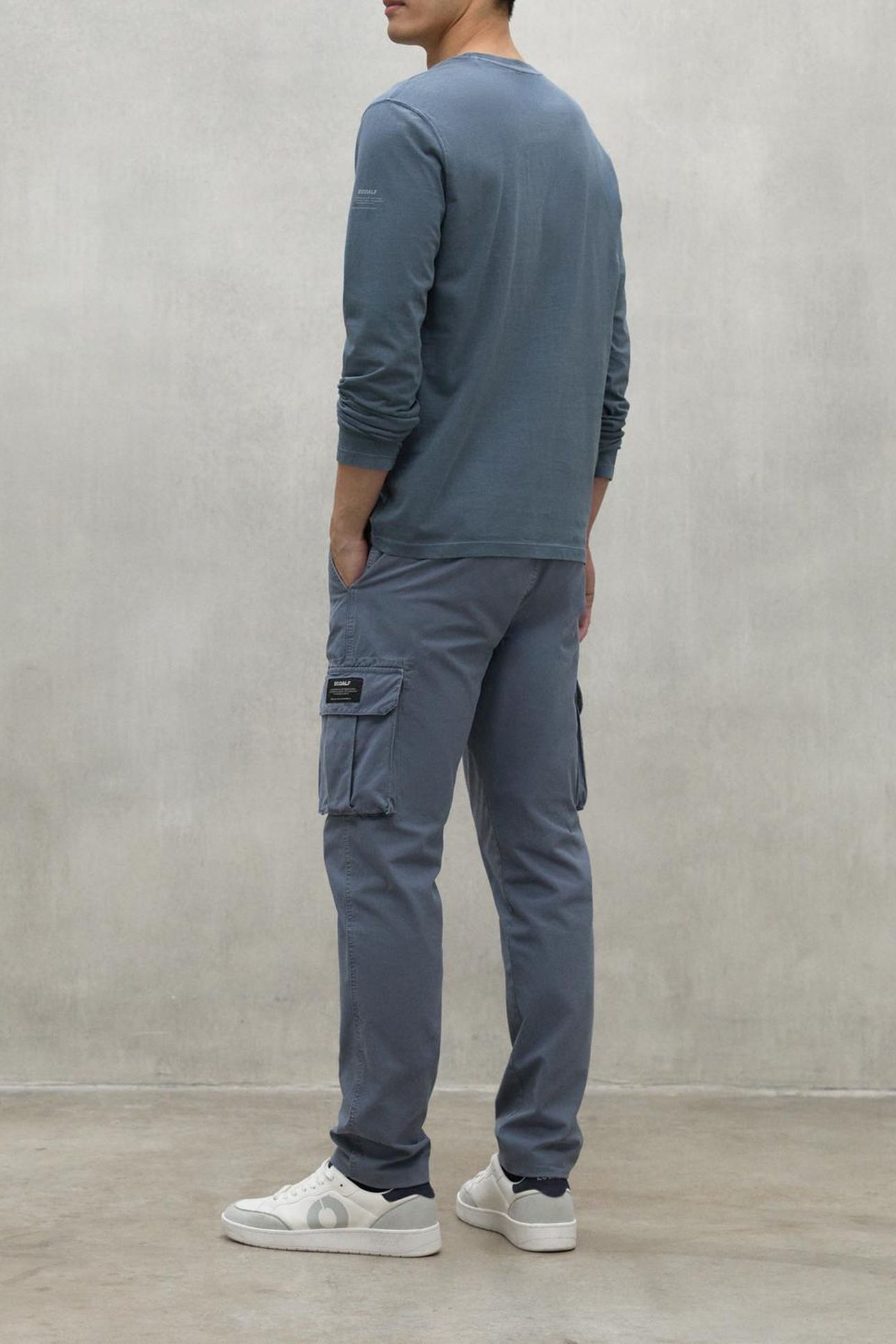 LAREDOALF LONG SLEEVE T-SHIRT STEEL BLUE 2