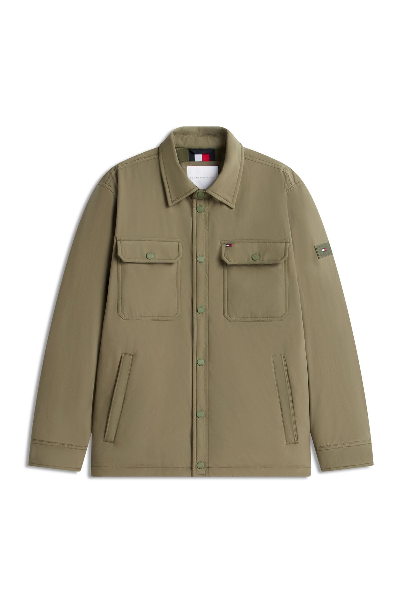 PACKABLE LIGHTWEIGHT SHIRT JACKET GREEN 4