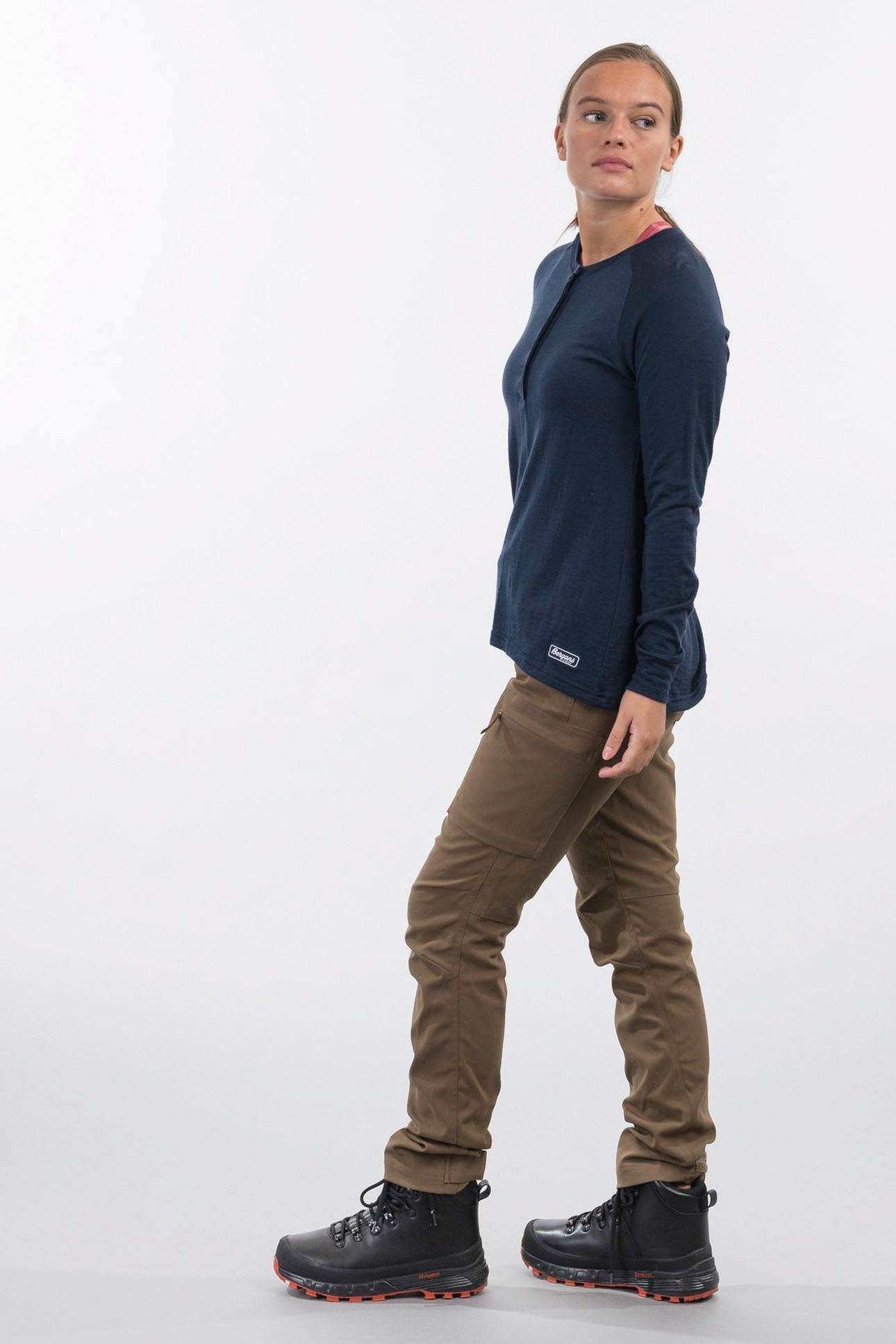 LYSEBU WOOL W HENLEY NAVY BLUE 4