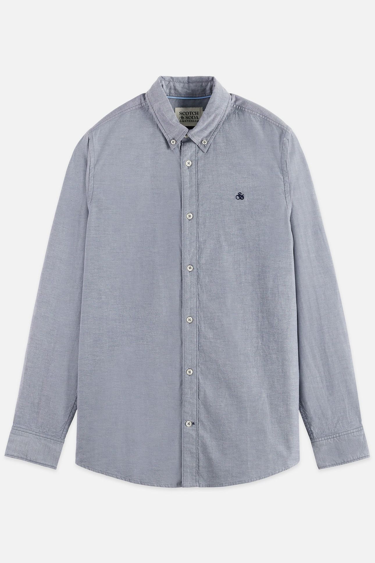 SEASONAL CORE SOLID OXFORD REGULAR-FIT SHIRT NAVY 4