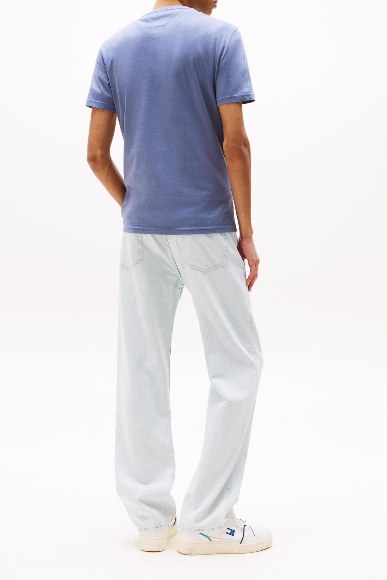 TJM XSLIM 3 PACK TEE ECRU/DARK NAVY/BLUE 3