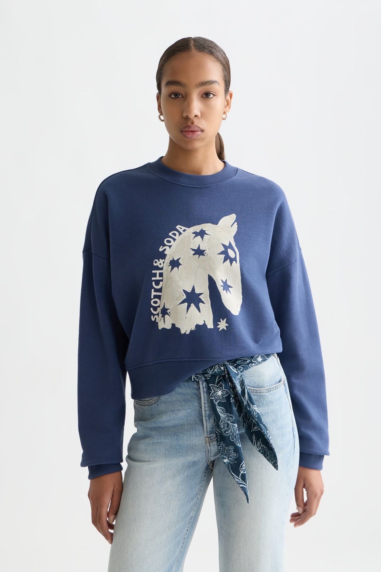 ARTWORK RELAXED-FIT SWEATSHIRT OCEANA 1