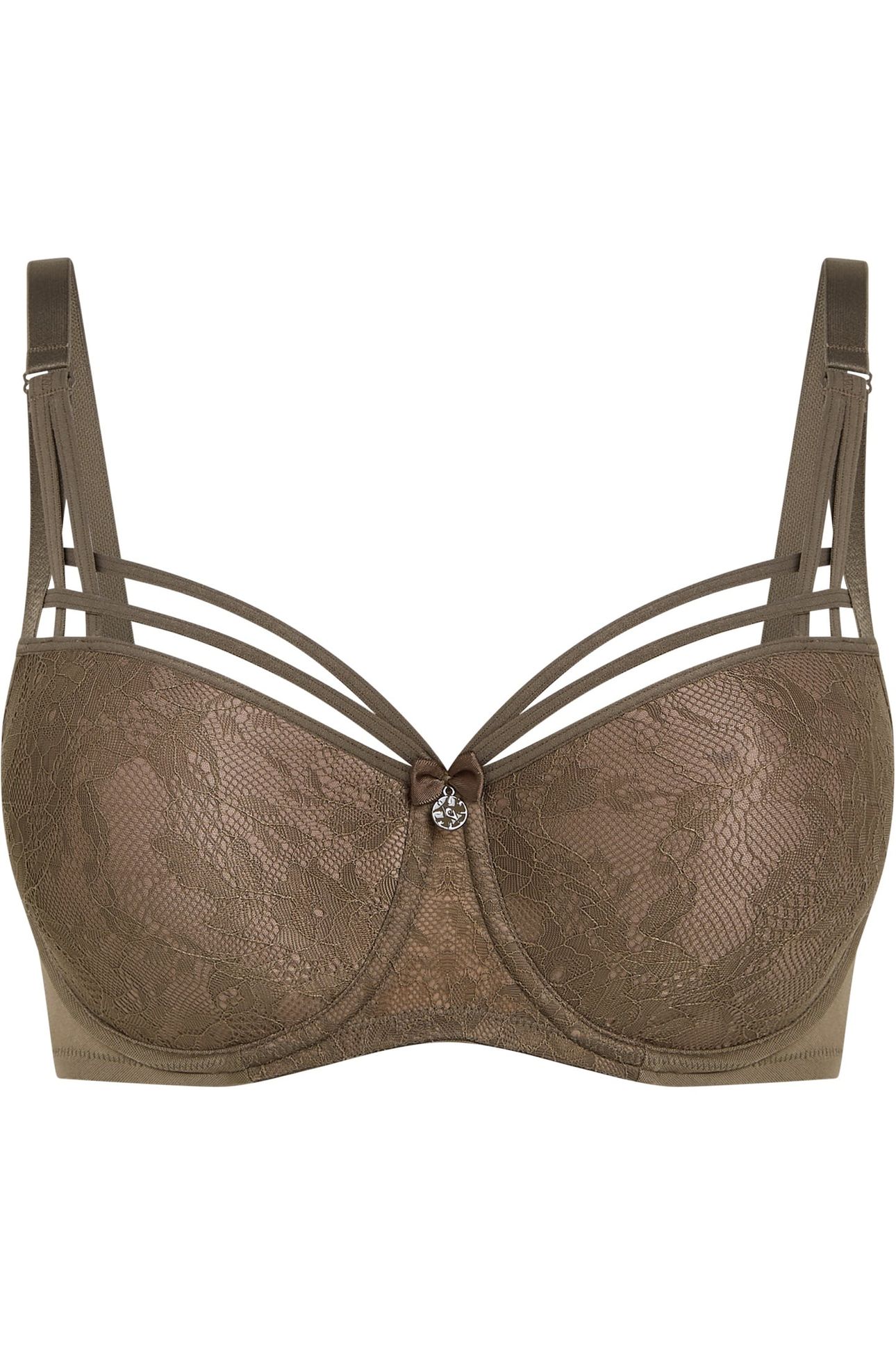 DAME DE PARIS CAPPUCINO BROWN BALCONY BRA 2