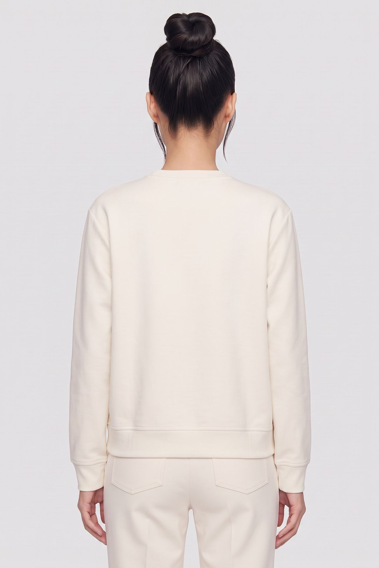 KARL DAILY SWEATSHIRT CANNOLI CREAM 2