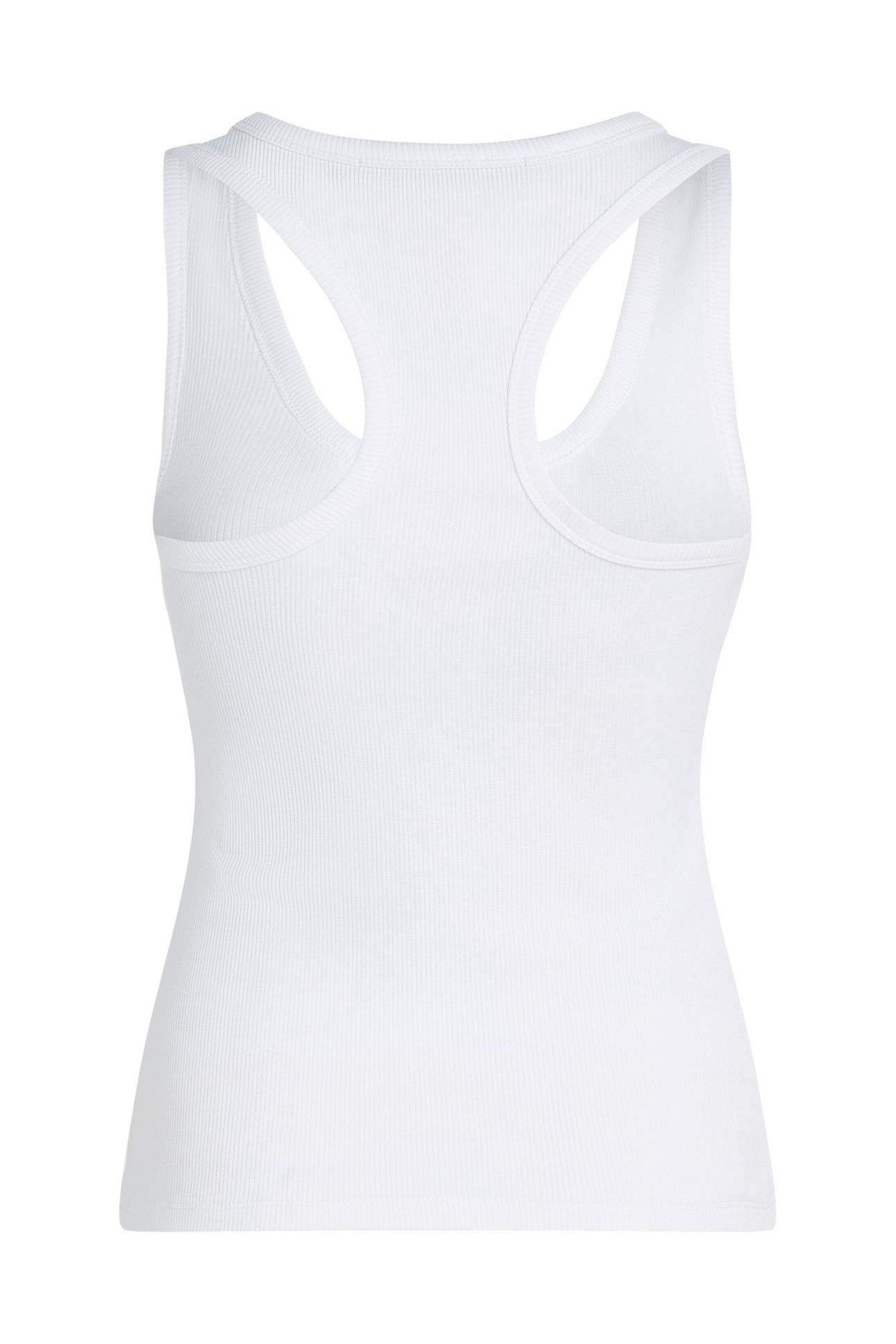 RIBBED TANK TOP WHITE 5