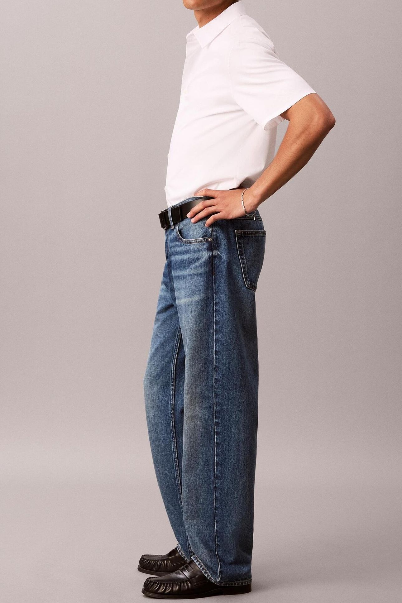 SS SOLID STRETCH SHIRT BRILLIANT WHITE 4