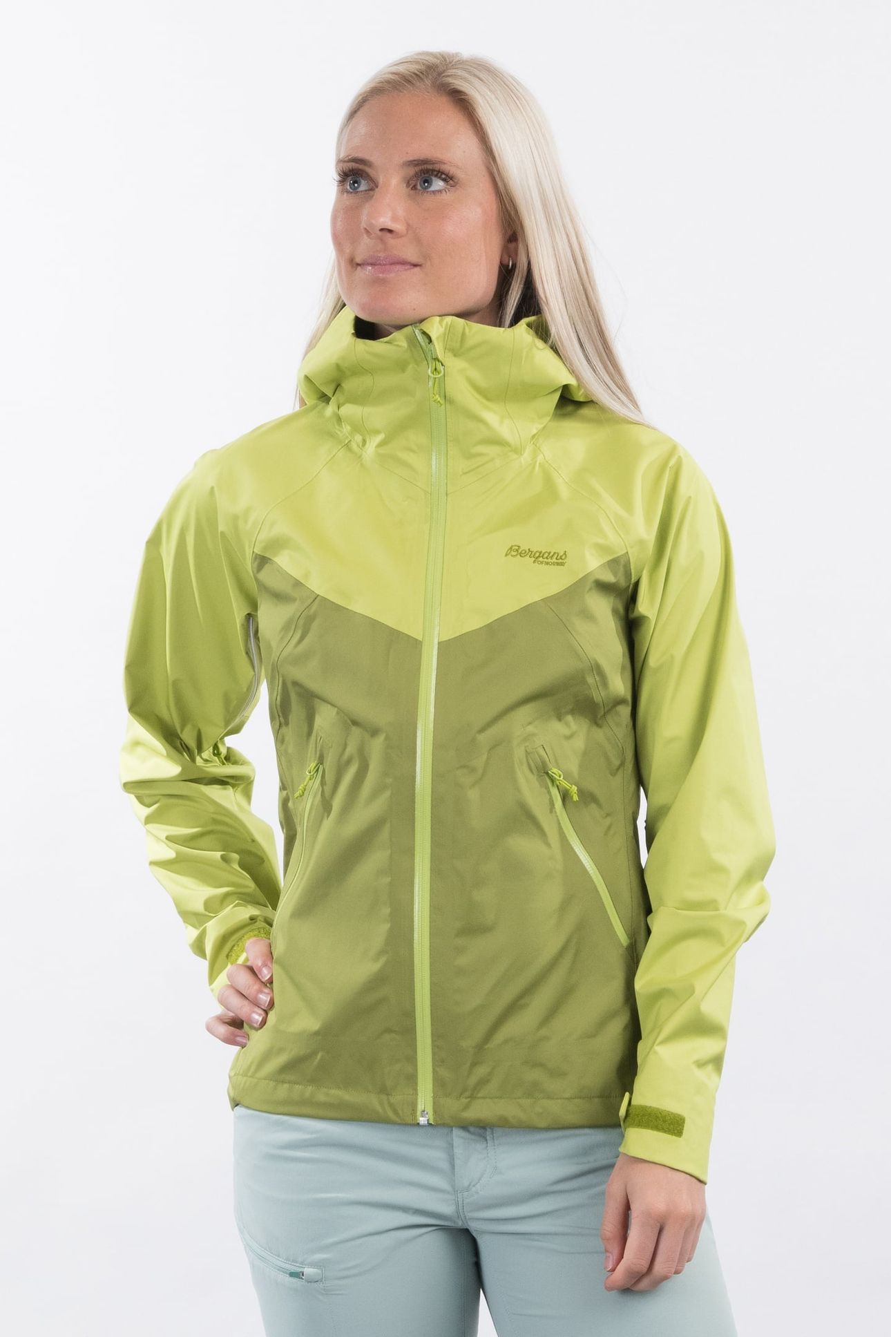 LETTO V2 3L W JACKET LIGHT OLIVE GREEN/OLIVE GREEN 1