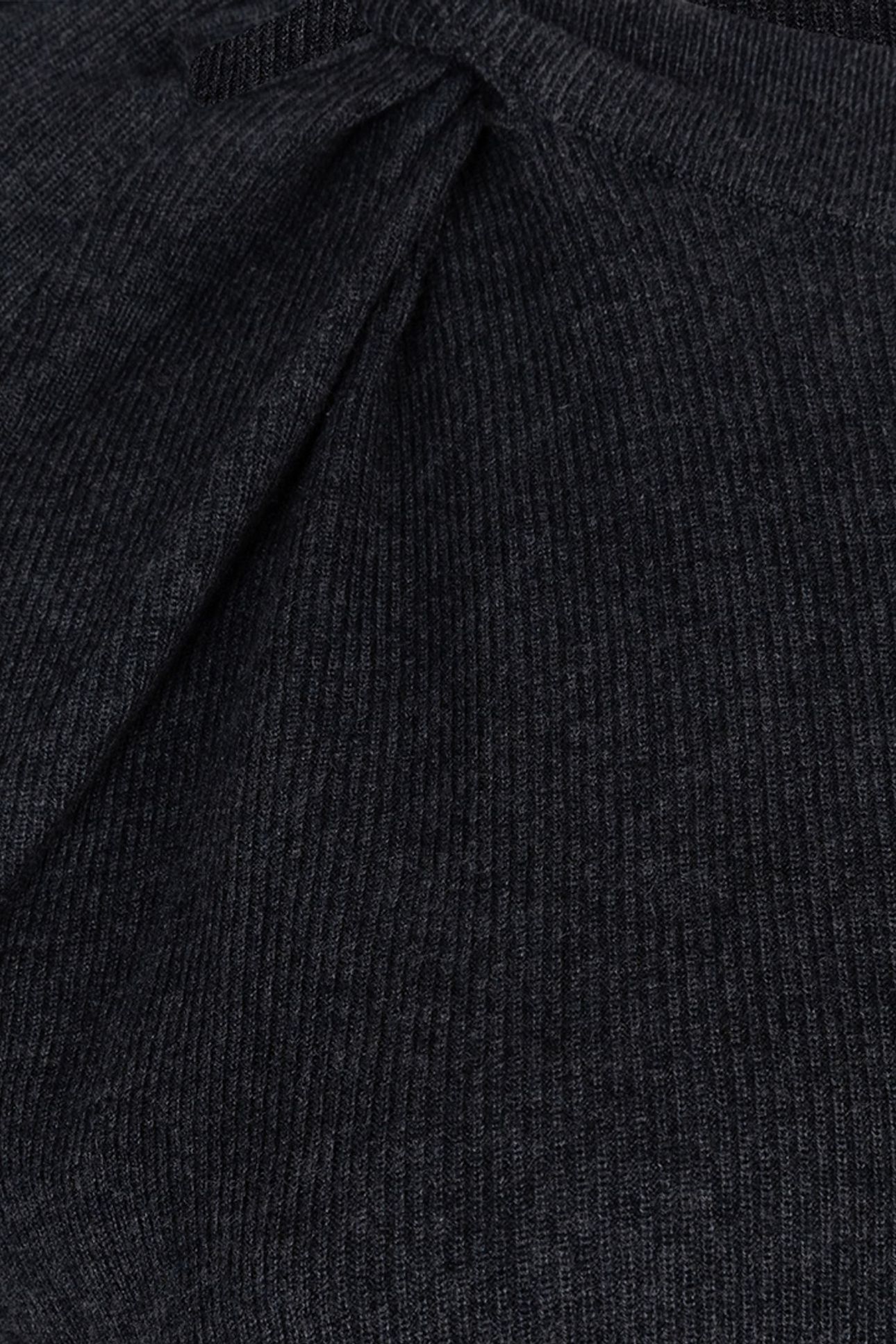 SWEATER L/SLVE TWIST ANTHRACITE 6