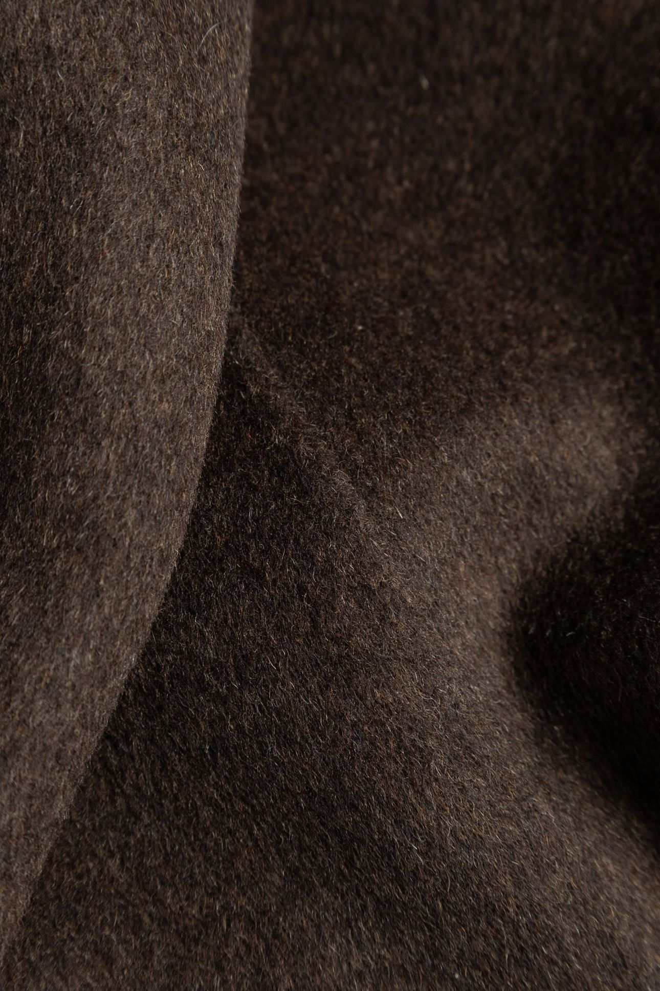 BROWN SUPPLE DOUBLE-BREASTED LONG COAT 8