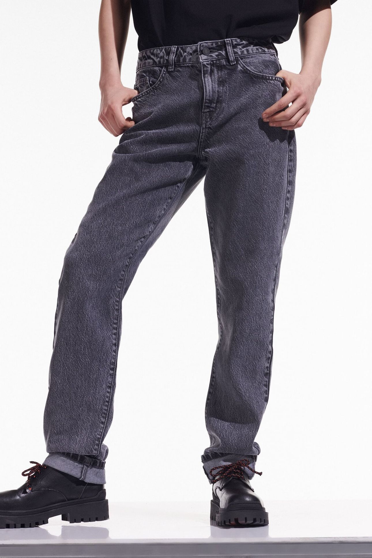 KLXCD DENIM PANTS GREY DENIM 1