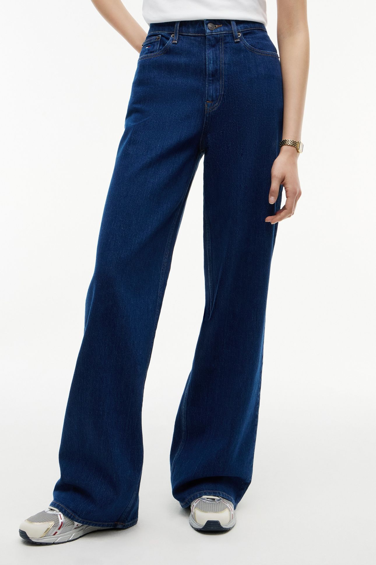 CLAIRE HIGH RISE WIDE LEG JEANS DENIM 6