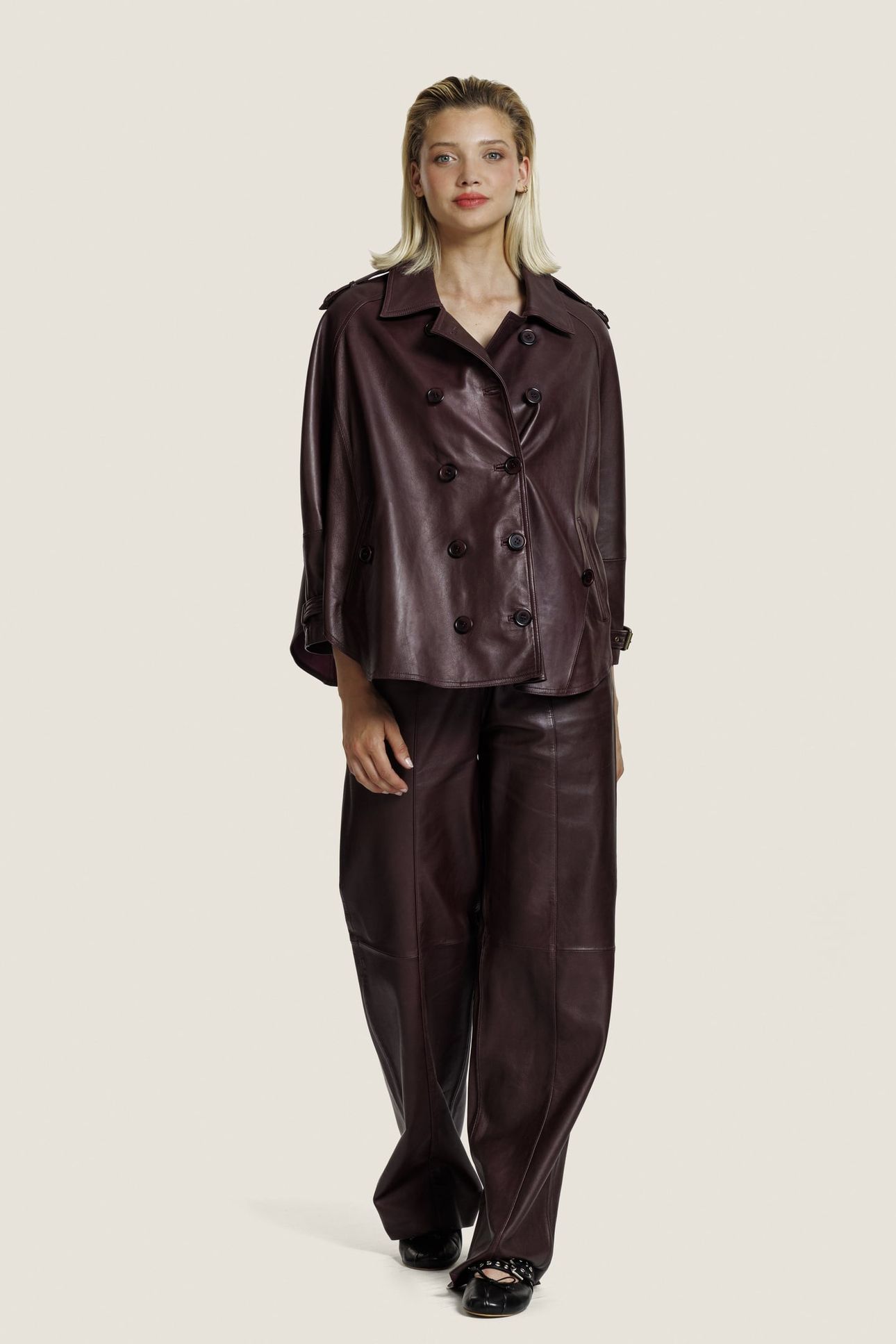 LUCCA TROUSER BURGUNDY 3