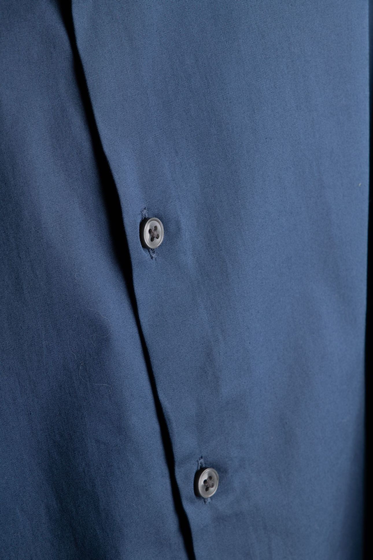SLIM ESSENTIALS POPLIN SHIRT STEEL BLUE 4
