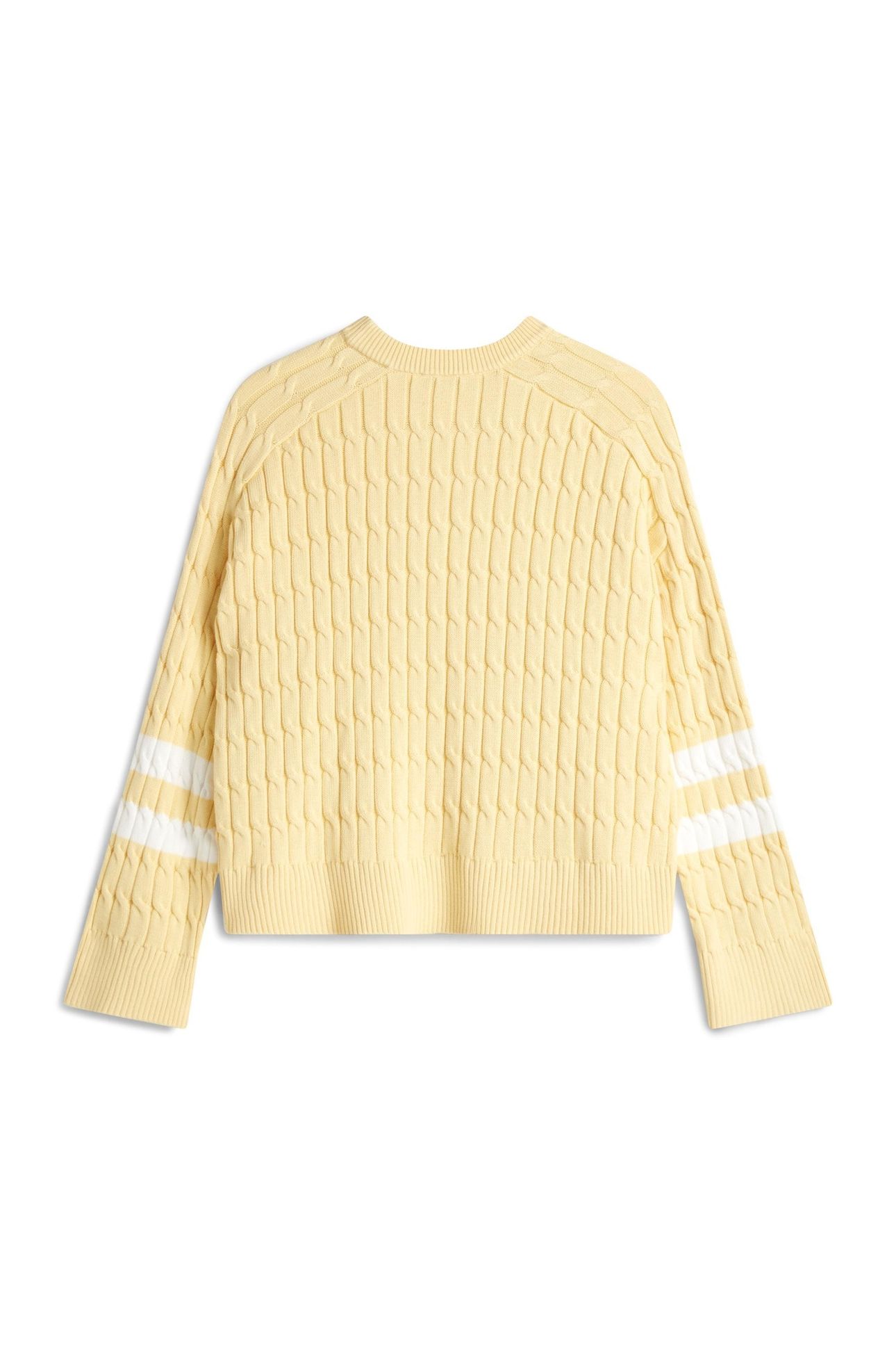 TEXTURED GRAPHIC C-NECK ZESTY YELLOW 2