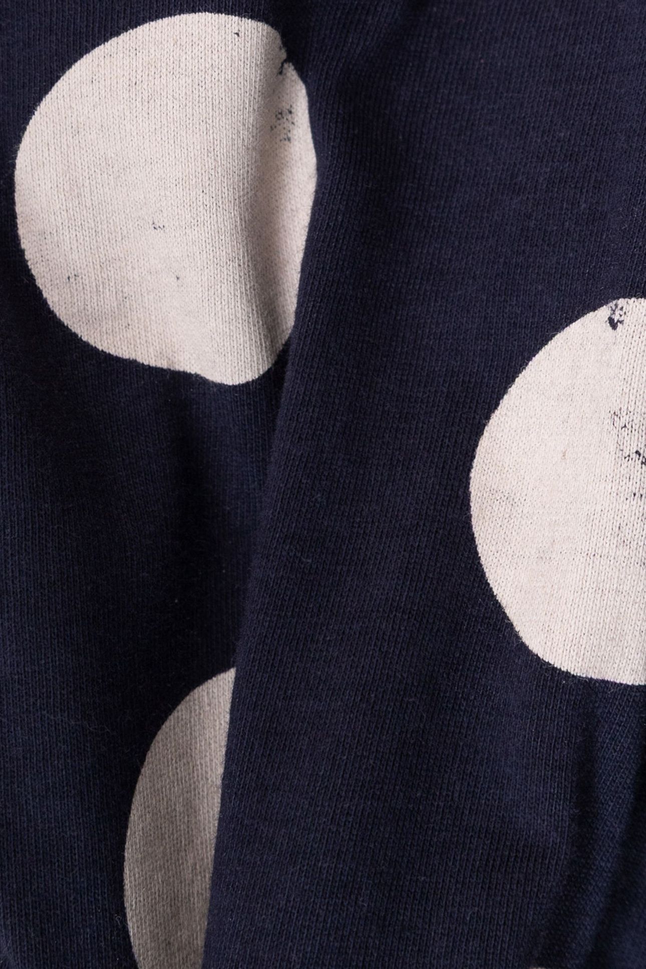 GIRLS’ NAVY XL POLKA DOT AND RIBBED REVERSIBLE LEGGINGS 5
