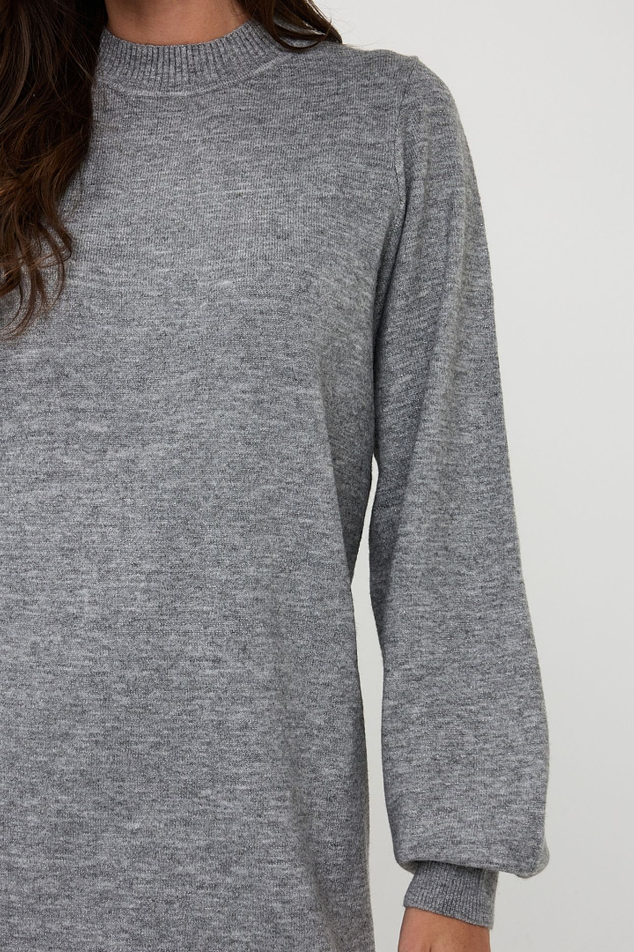 DRESS LUREX GREY MELANGE 8