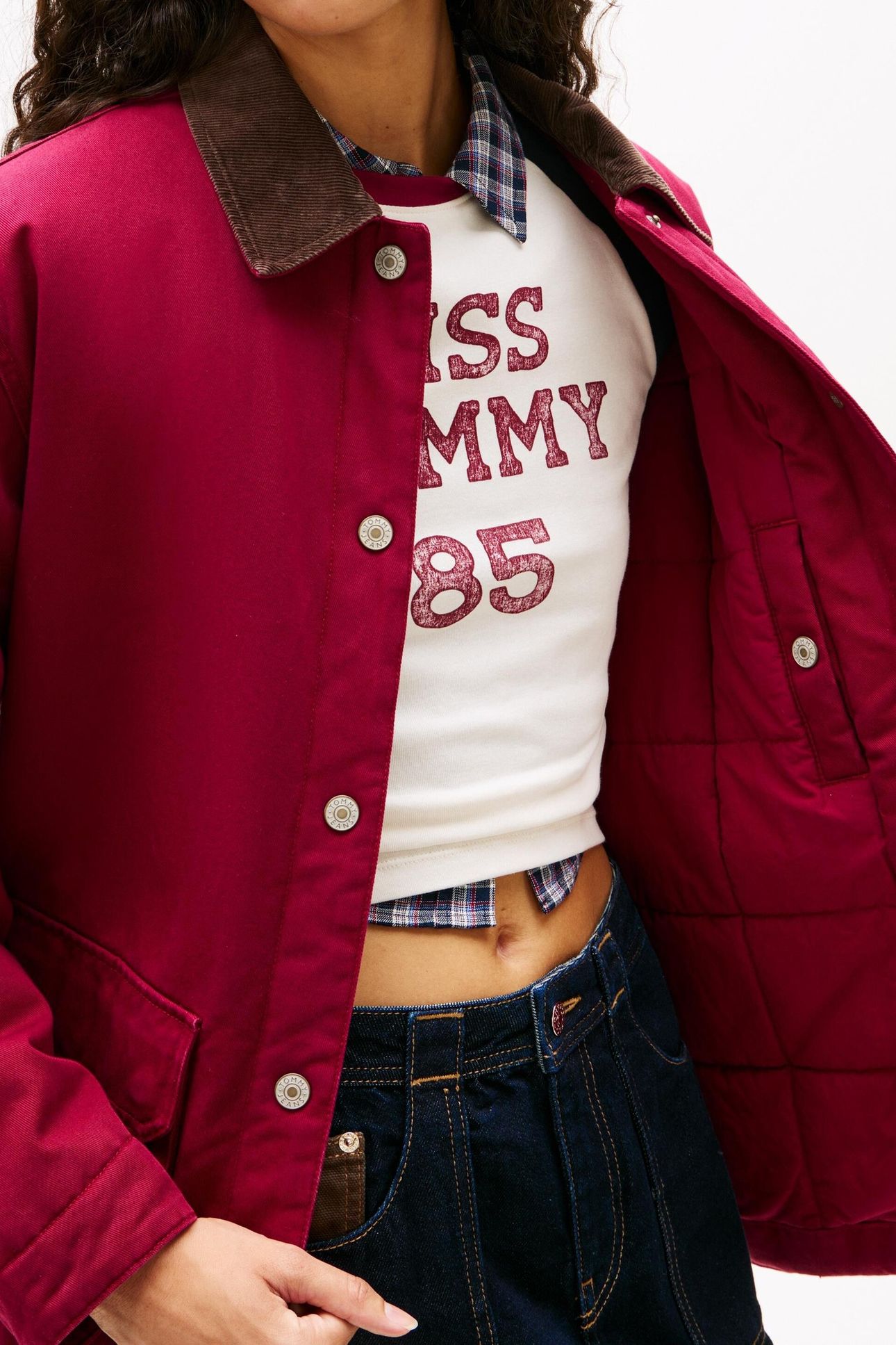 TJW TWILL JACKET LAVISH CERISE 5