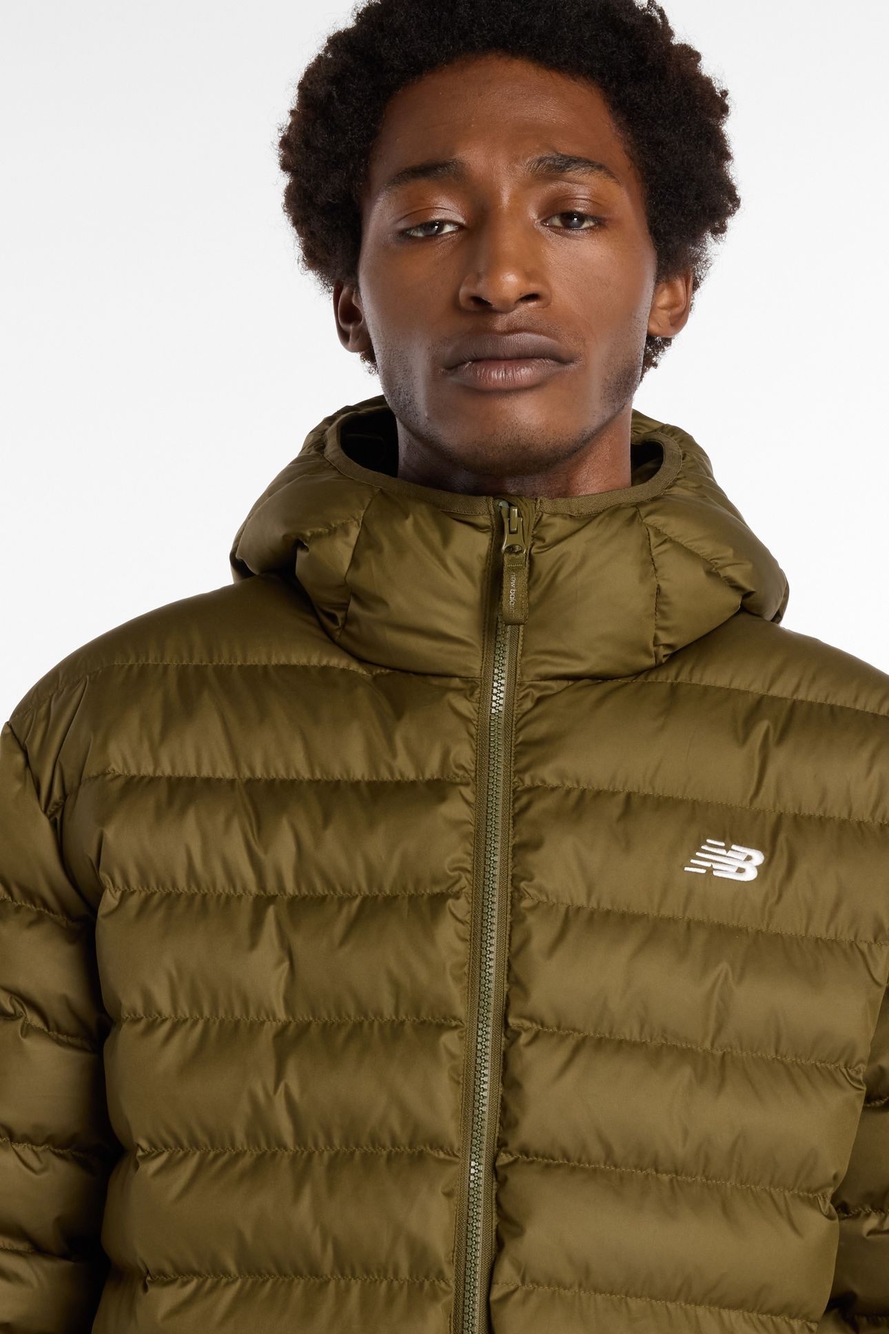 SPORT ESSENTIALS HOODED PUFFER WOODLAND 5