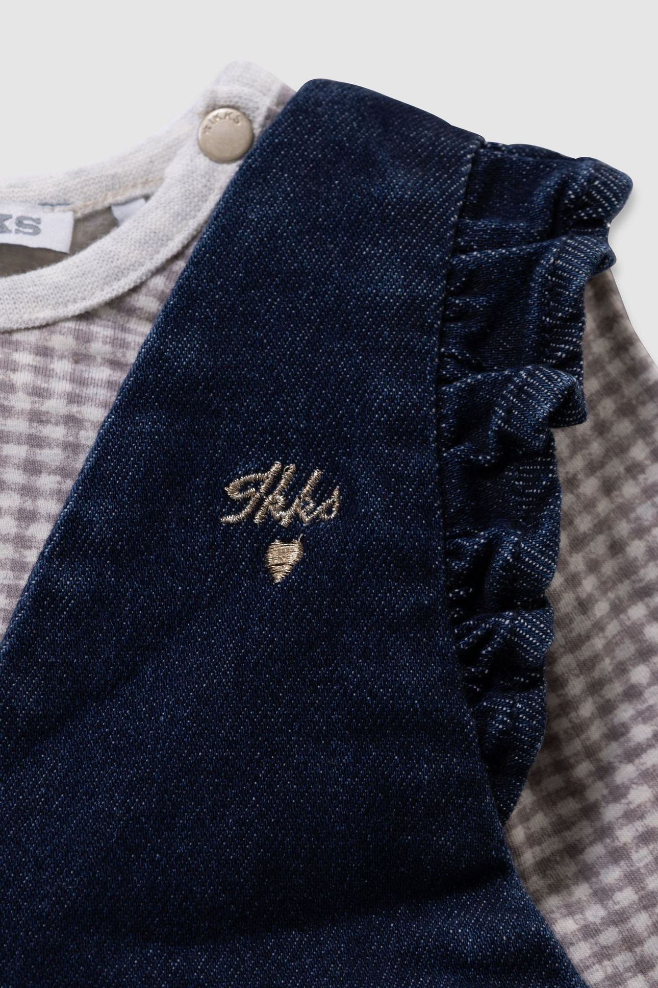 BABY GIRLS’ DENIM DRESS AND T-SHIRT OUTFIT 10