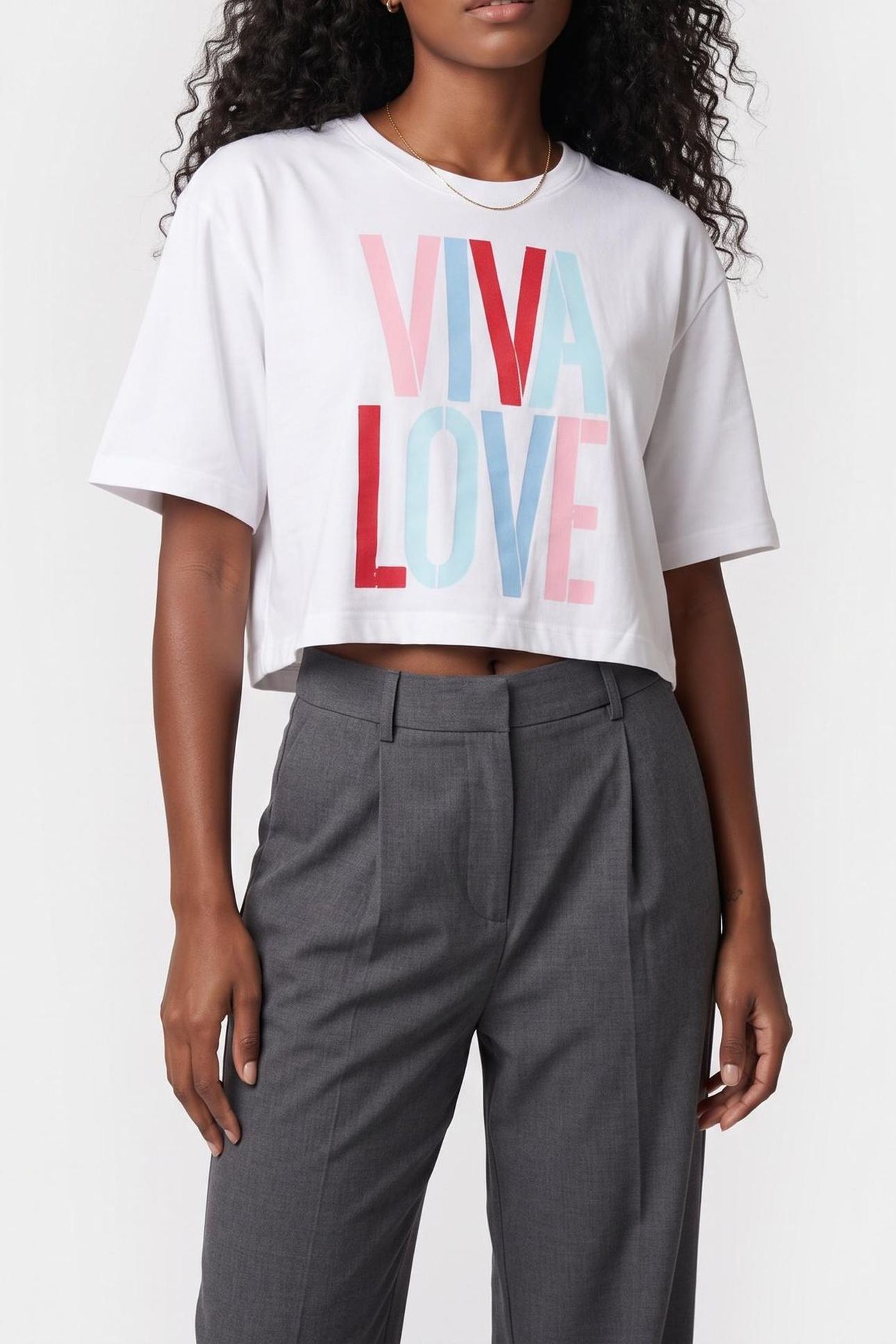 RELAXED CROPPED SS TOP BRIGHT WHITE 1