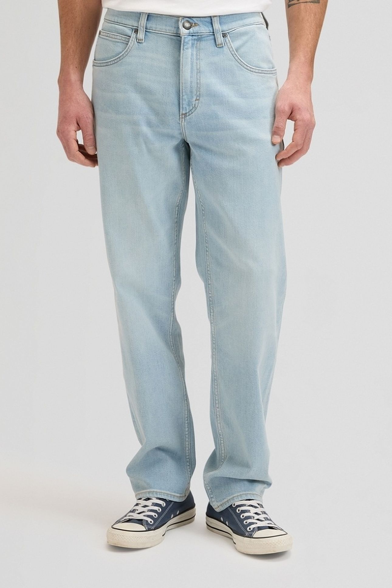 HADEN LIGHT RAIN RELAXED STRAIGHT JEANS DENIM BLUE 1