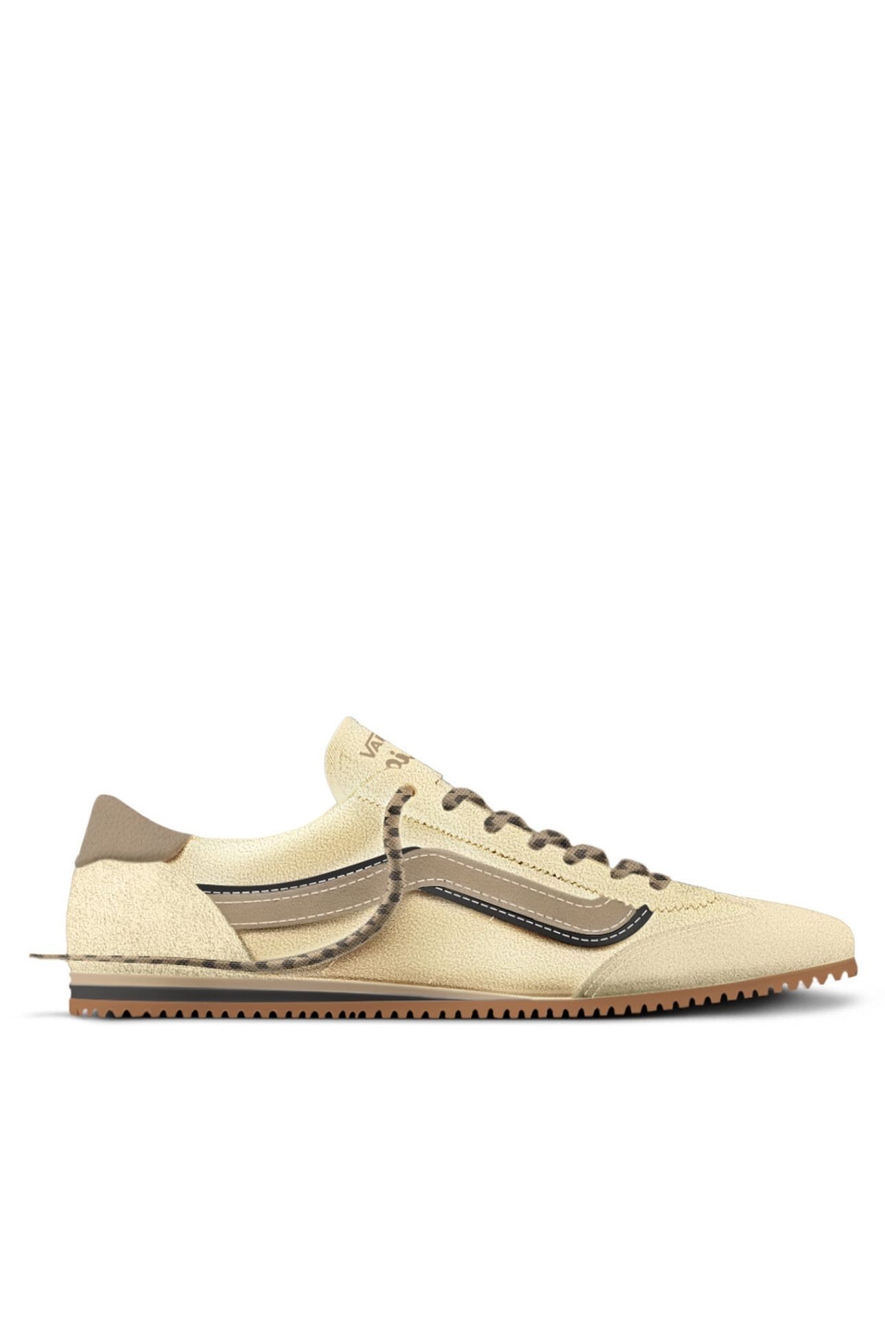 UNISEX SUPER LOWPRO LACES ALMOND CRISP 1