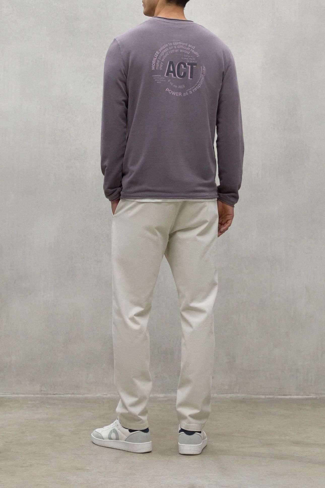 ACTALF LONG SLEEVE T-SHIRT PEPPERCORN 2