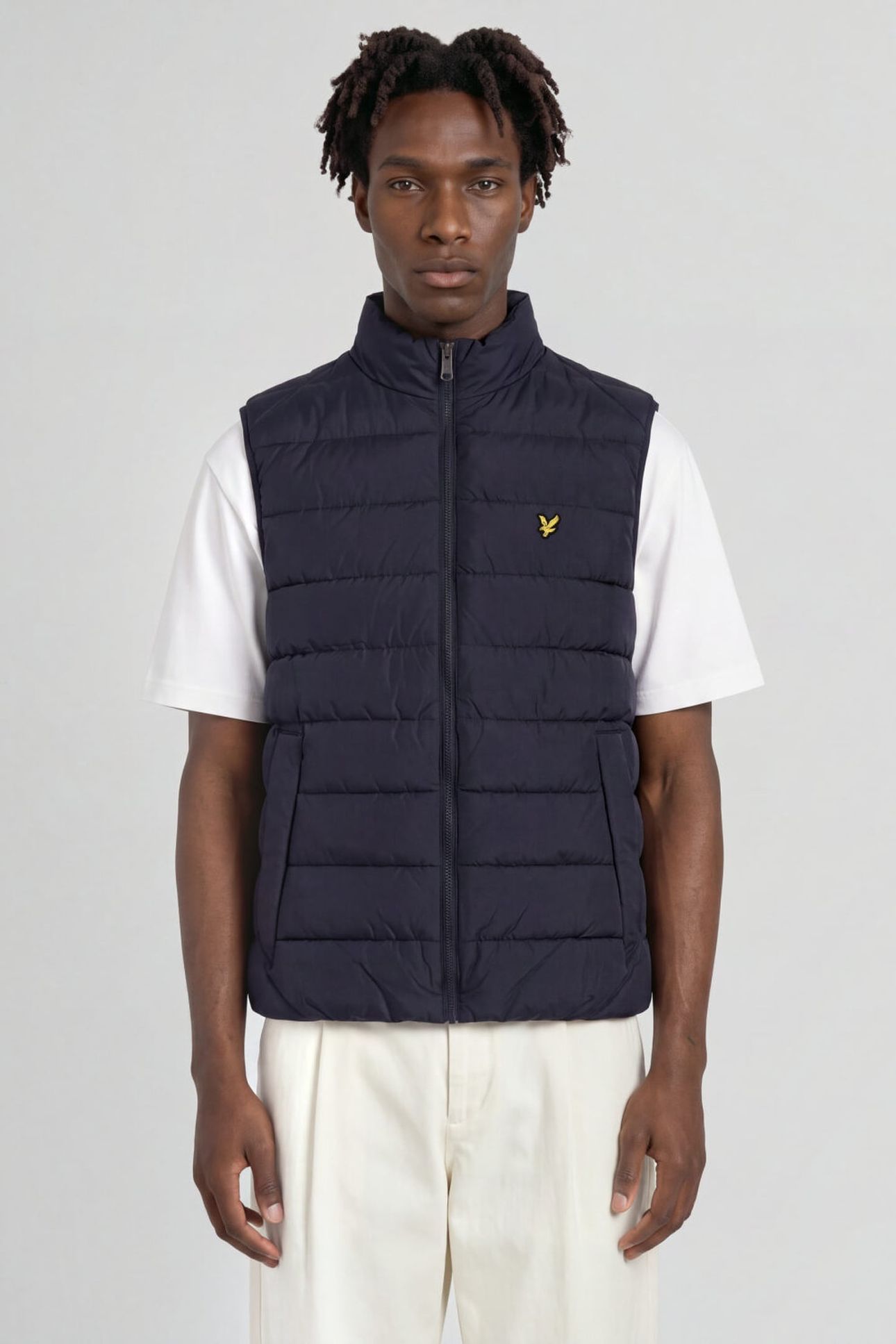 QUILTED PUFFER GILET BLUE NIGHT 1