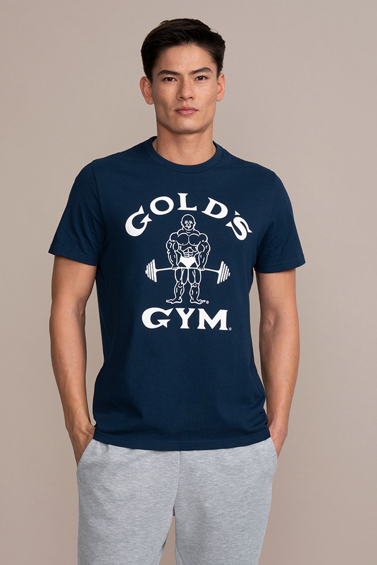 CLASSIC JOE CREW NECK TEE NAVY 1