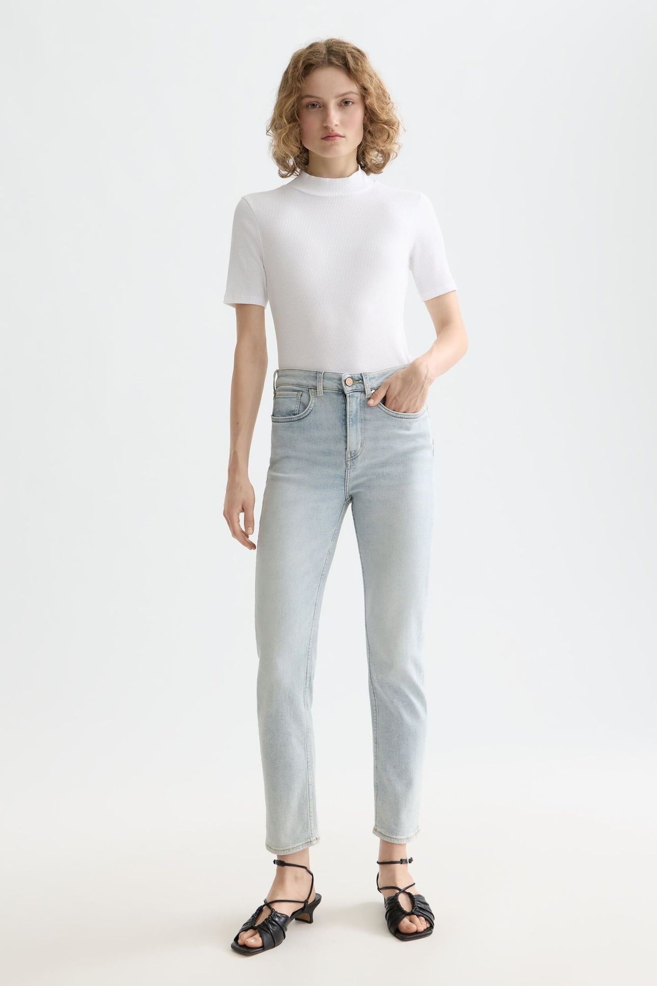 HIGH FIVE SUPER STRETCH SLIM JEANS TAKEDOWN BLUE 2