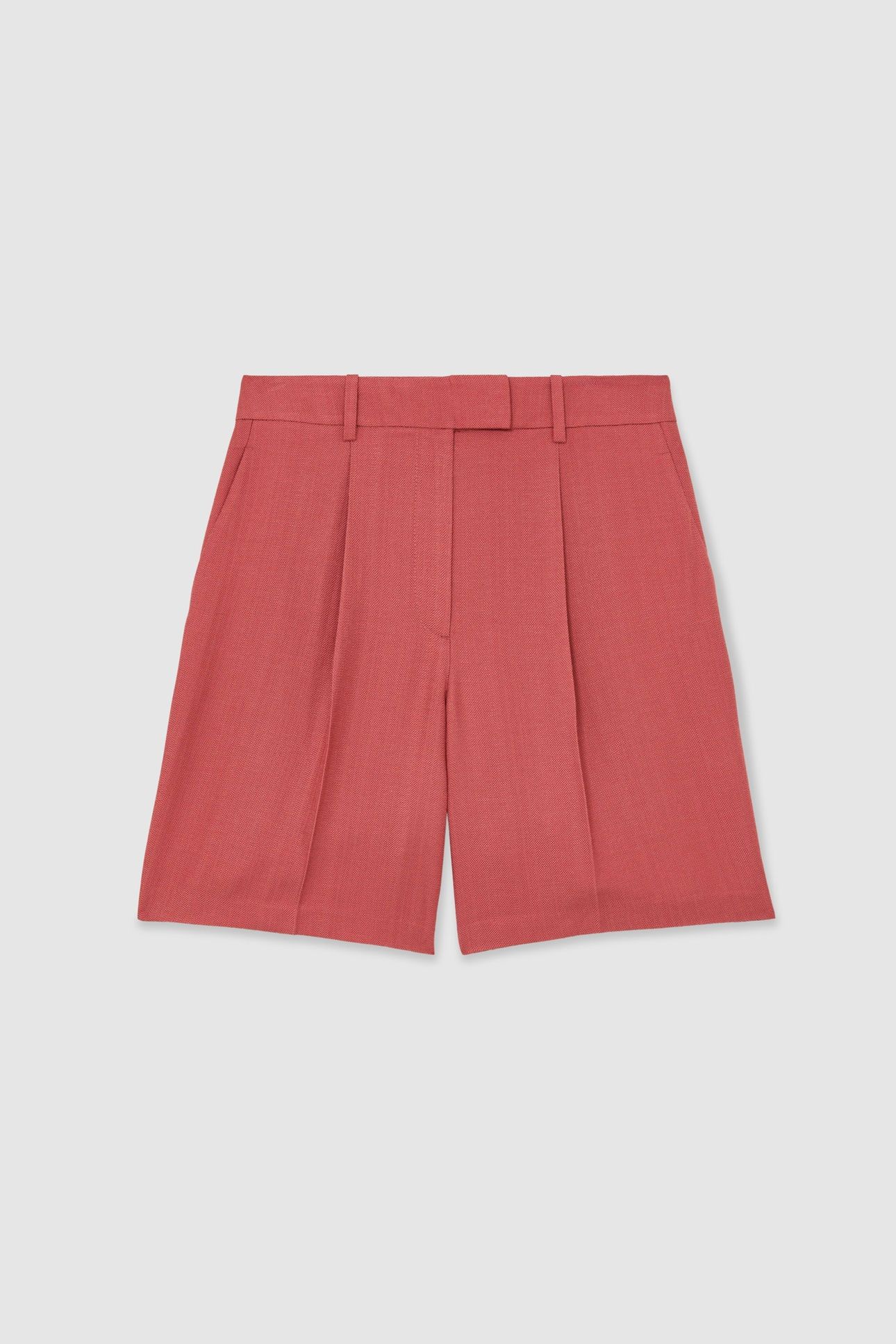 TAILORED BERMUDA SHORT BURNT RED 3