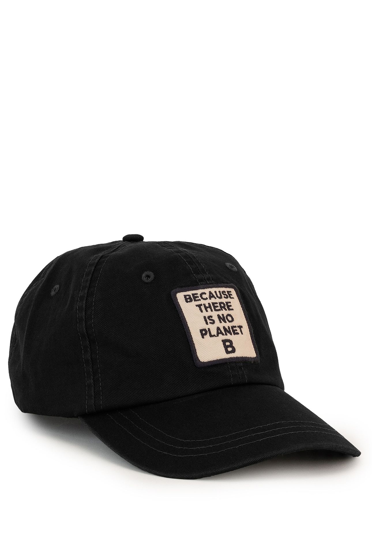 PATCHALF BECAUSE CAP BLACK 1