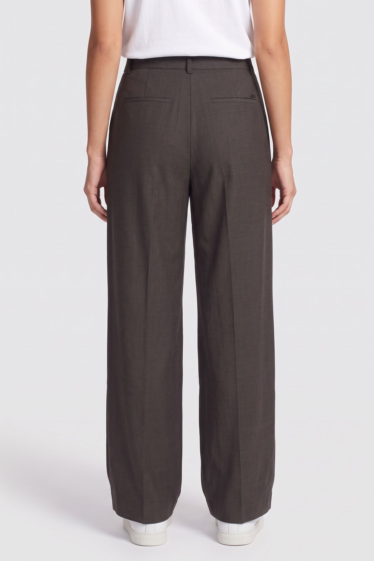 ROSE TAILORED PANT CHARCOAL MELANGE 2