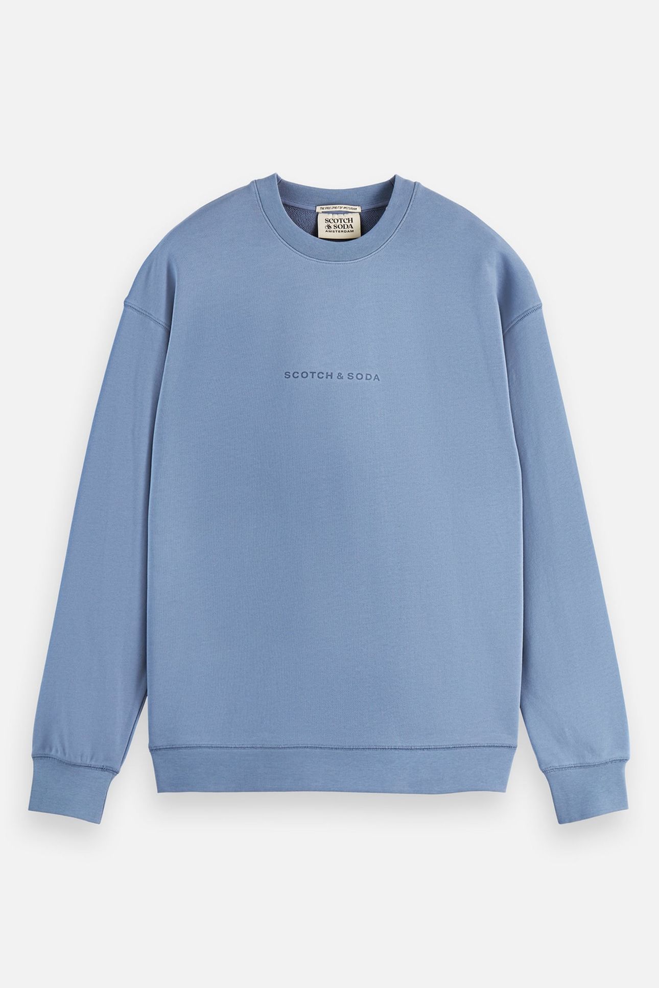SEASONAL CORE FRONT CHEST LOGO RELAXED-FIT SWEATSHIRT NAVY 4