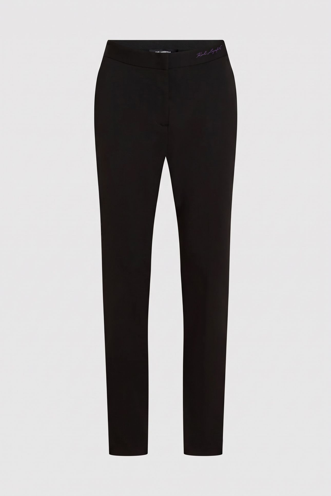 ELASTIC WAIST PUNTO PANTS BLACK 6