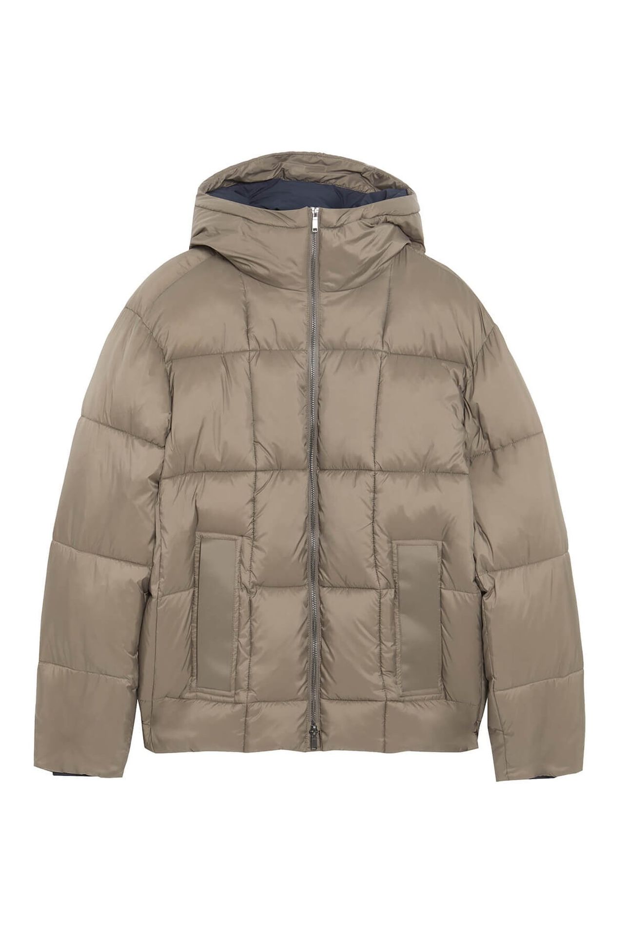 SQUARE WADDED COCOON JACKET FALCON 4
