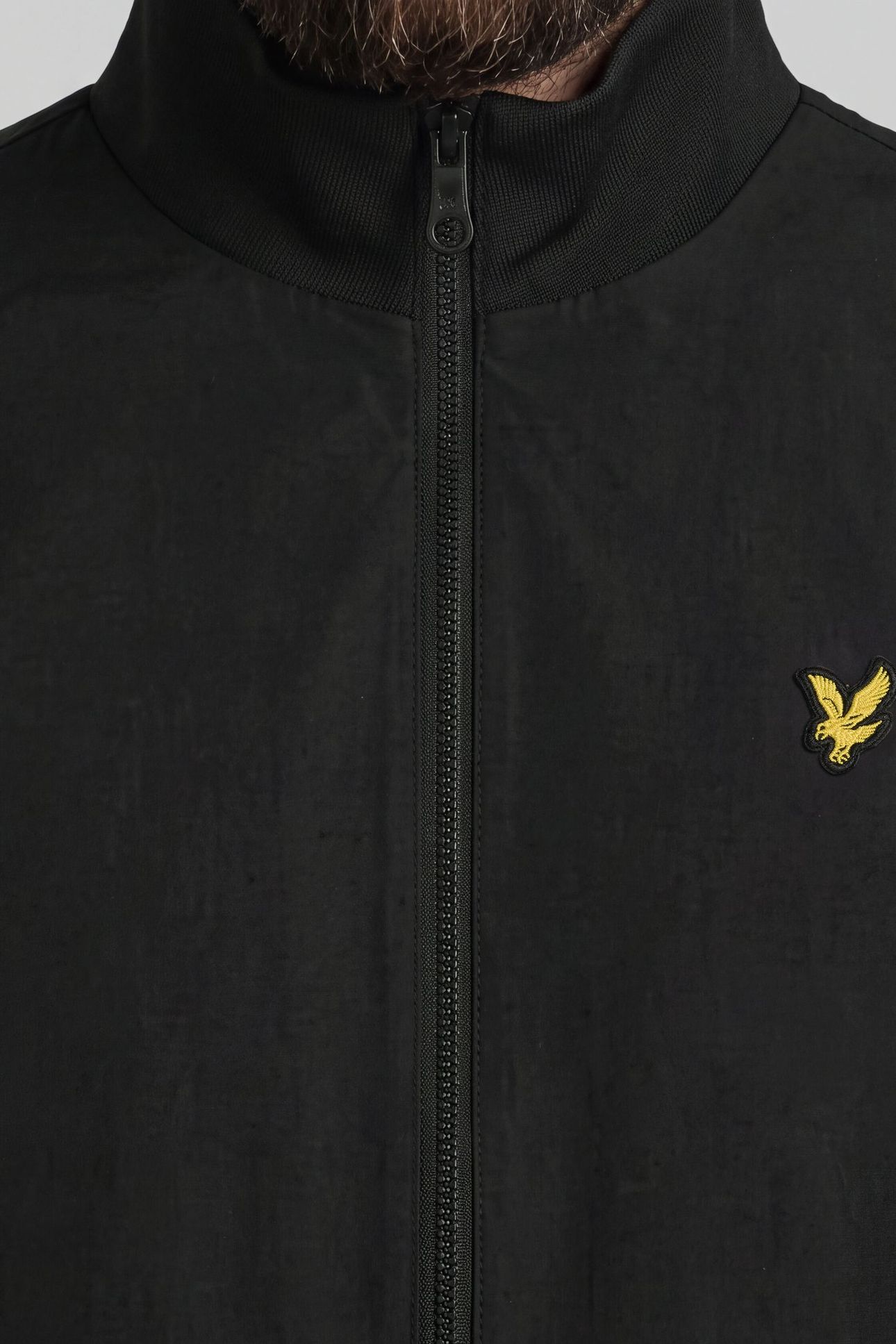 FUNNEL NECK SHELL JACKET JET BLACK 9