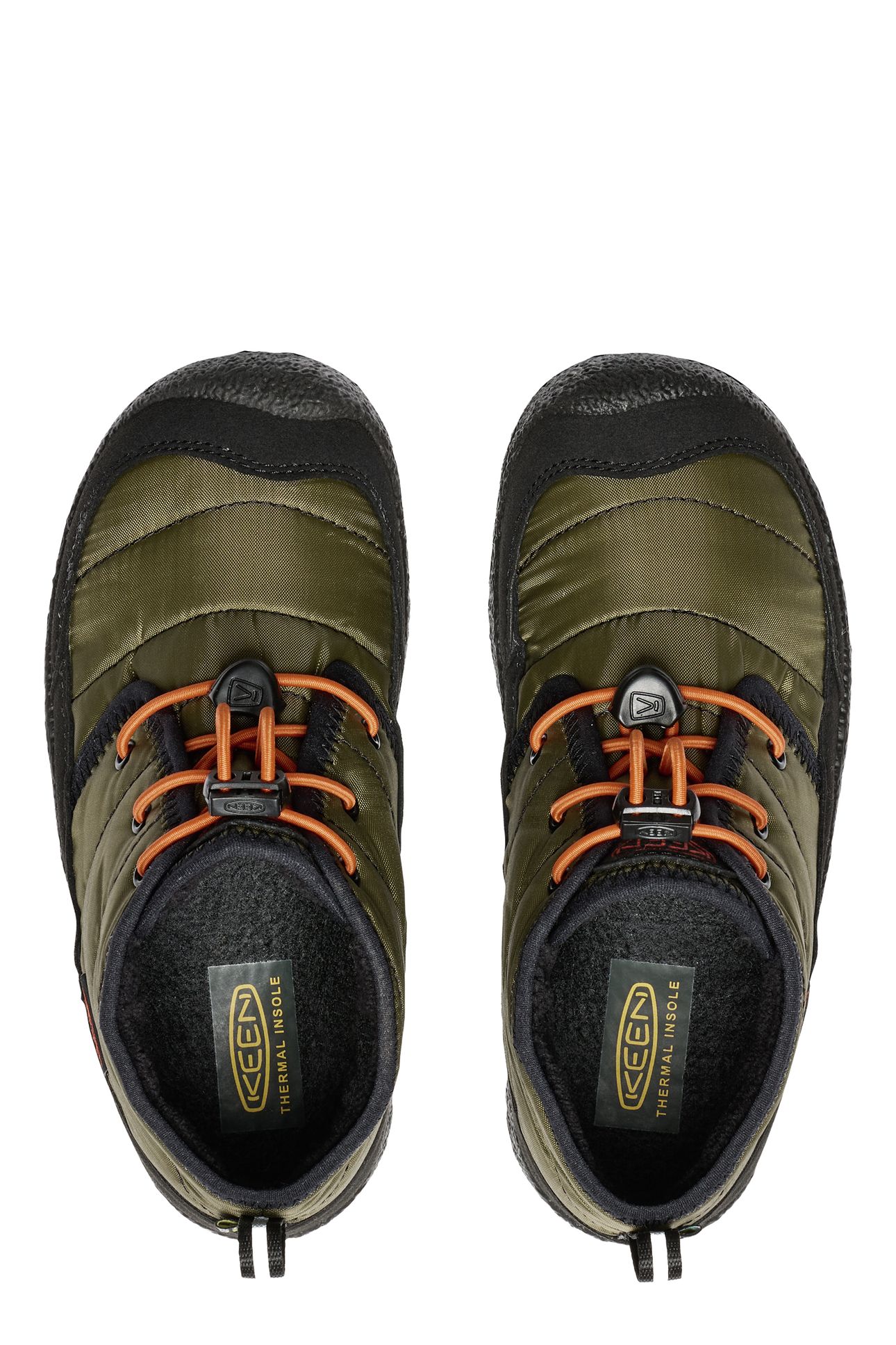 HOWSER II CHUKKA WP-Y DARK OLIVE/GOLD FLAME 6