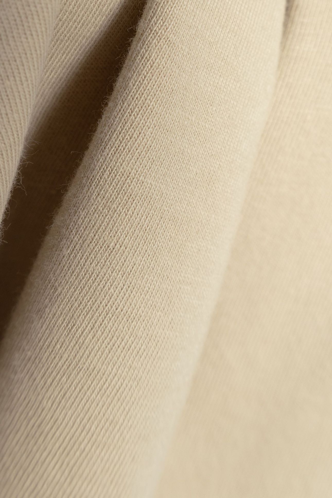 BEIGE T-SHIRT WITH EMBROIDERED LETTER SLOGAN 5