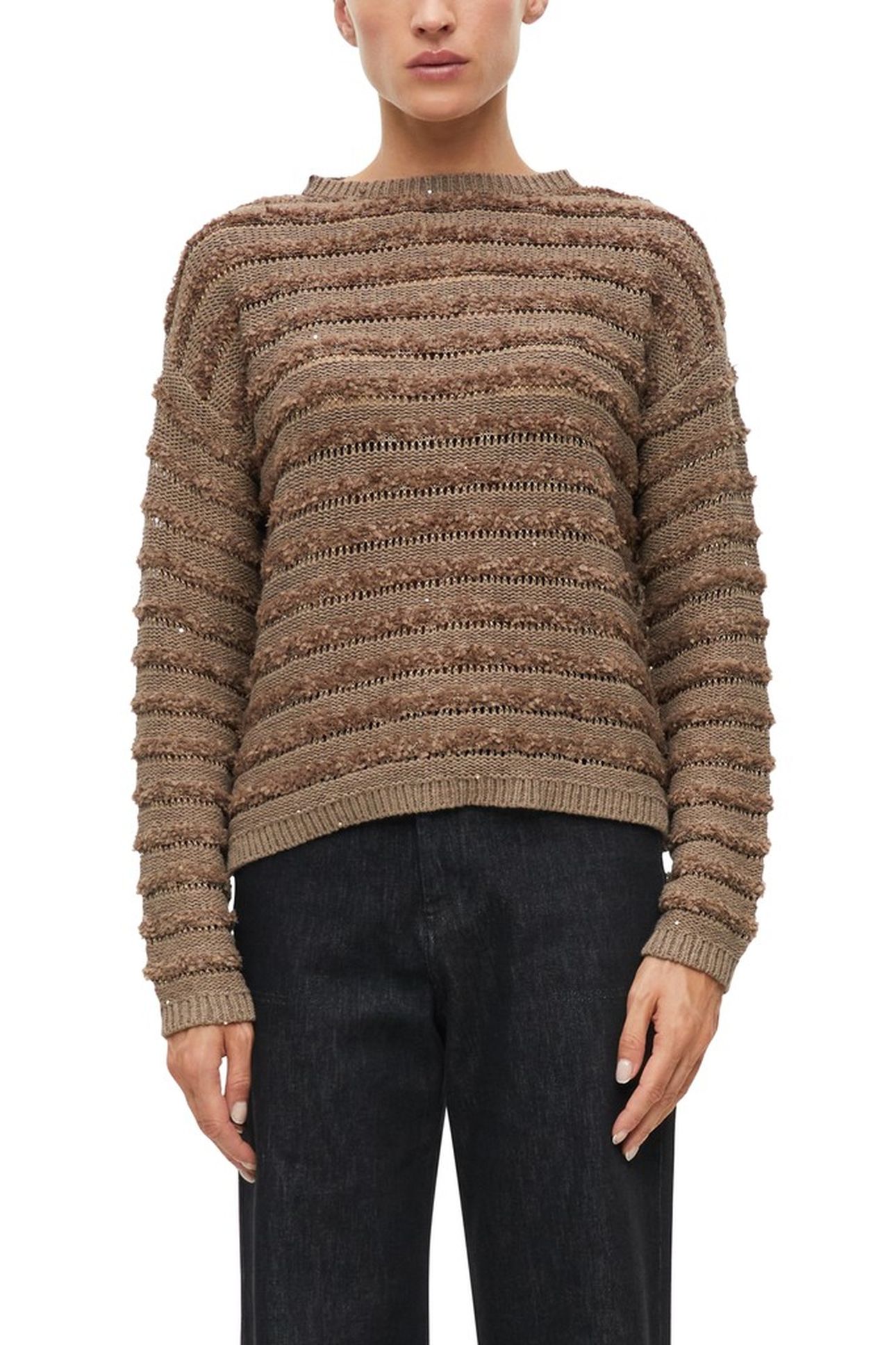 S.OLIVER PULLOVERS BROWN 1