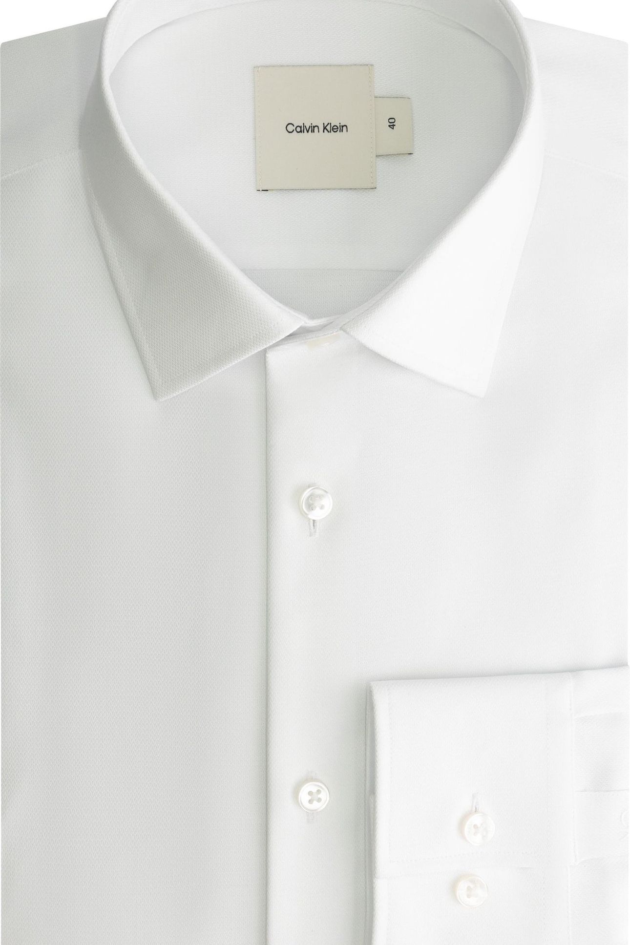 SLIM REF COTTON SHIRT WHITE 4
